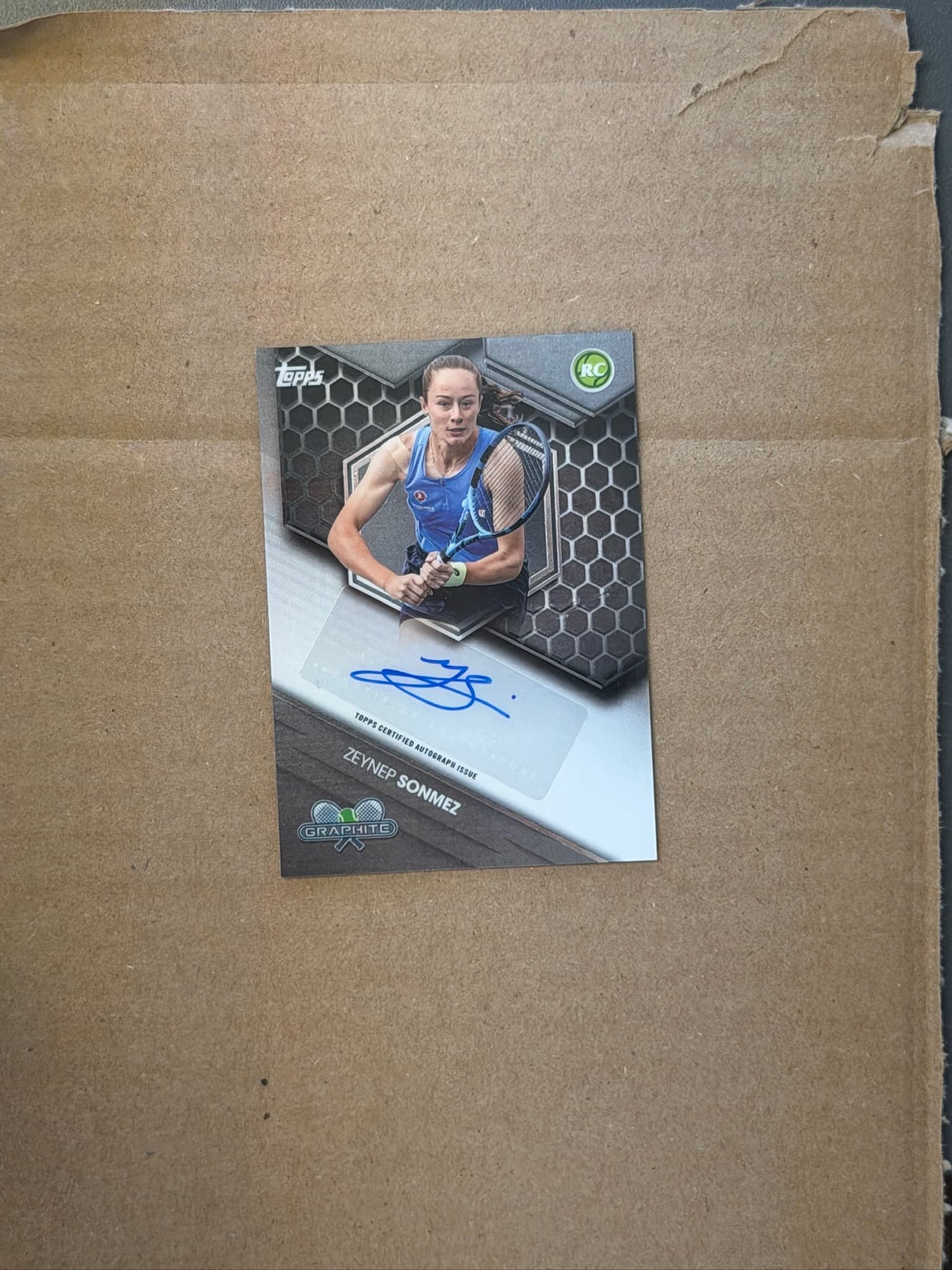 2026 Topps Graphite Zeynep Sonmez Graphite Signatures Auto RC #GRS-ZSZ