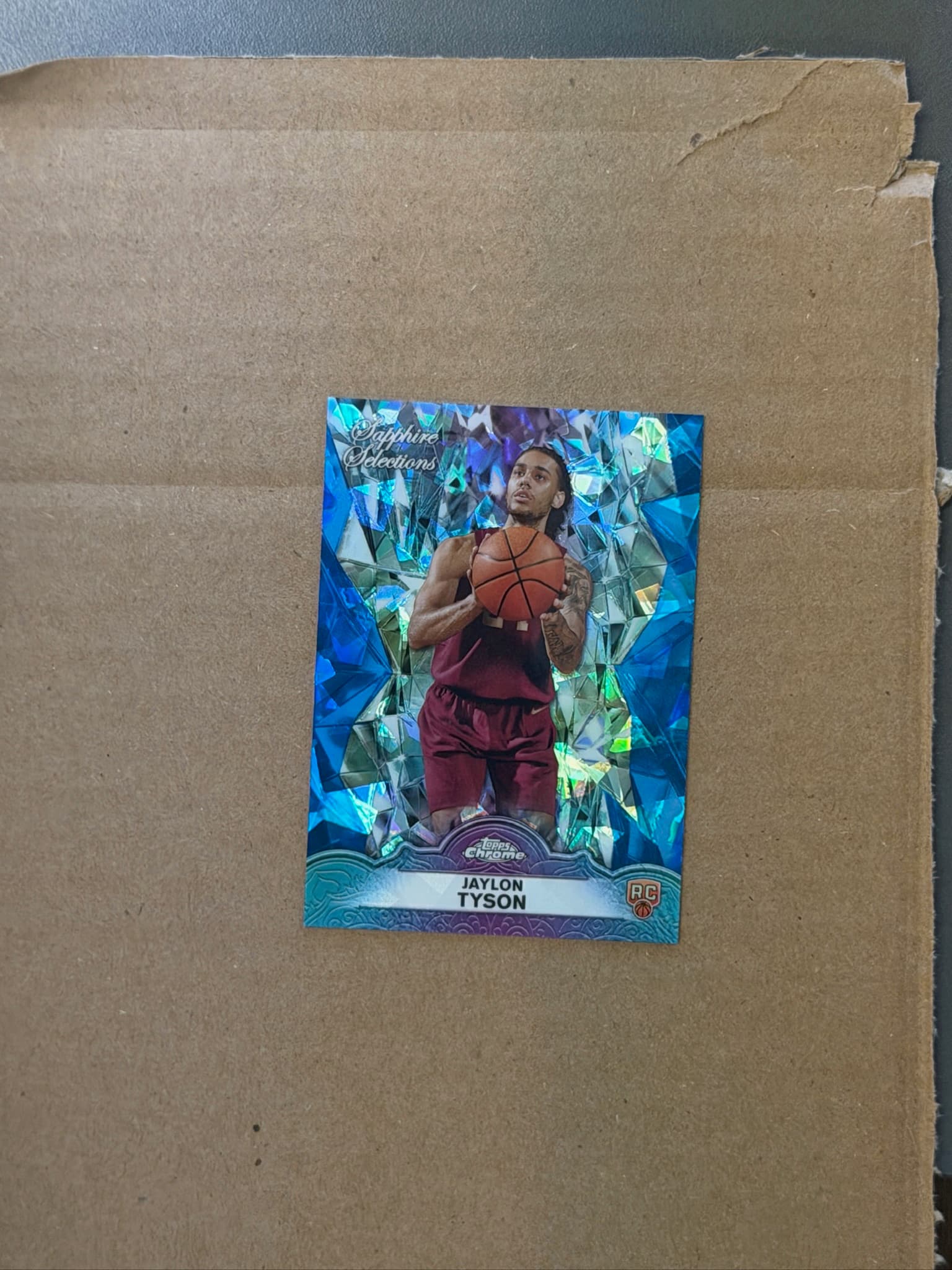 2025 Topps Chrome Jaylon Tyson Sapphire Selections RC #SS-13