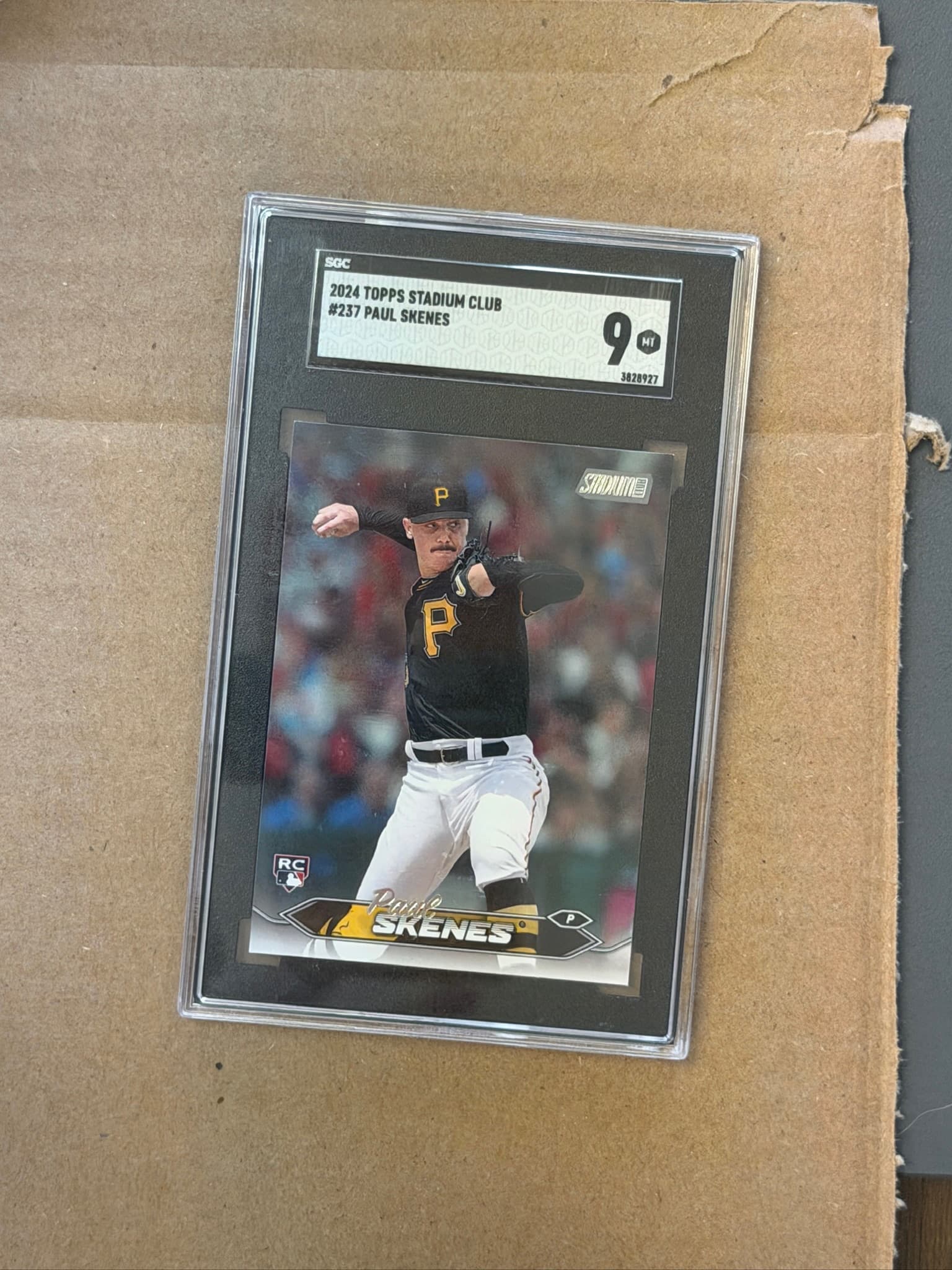 2024 Topps Stadium Club Paul Skenes RC #237 SGC 9