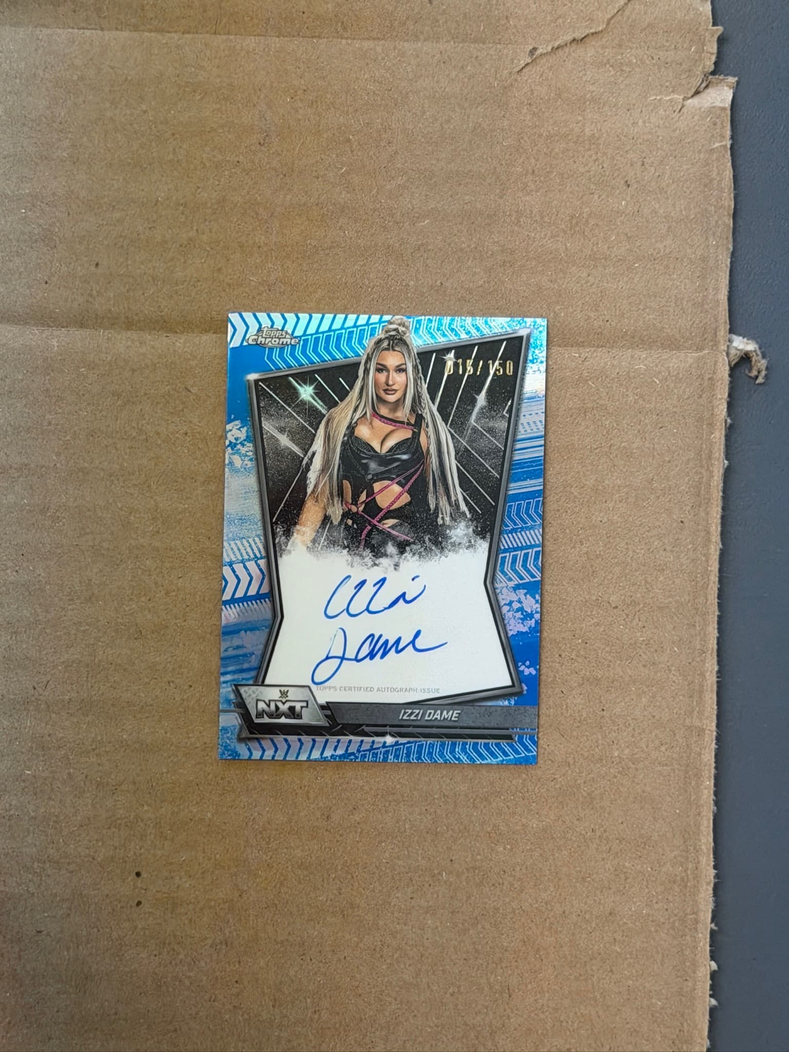 2026 Topps Chrome WWE Izzi Dame Auto #NXT-IZZ /150