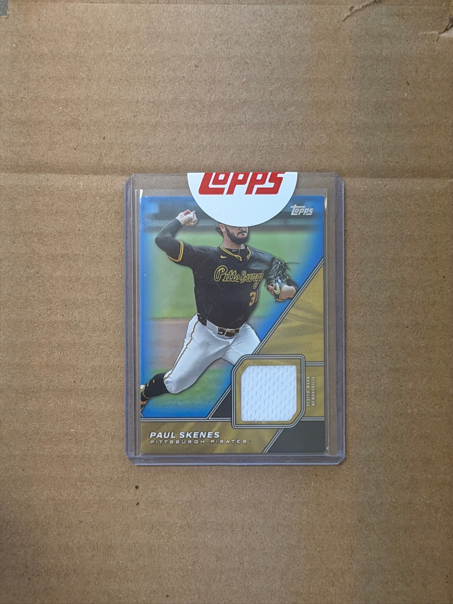 2026 Topps Series 1 Paul Skenes Relic #MLM-PS /150