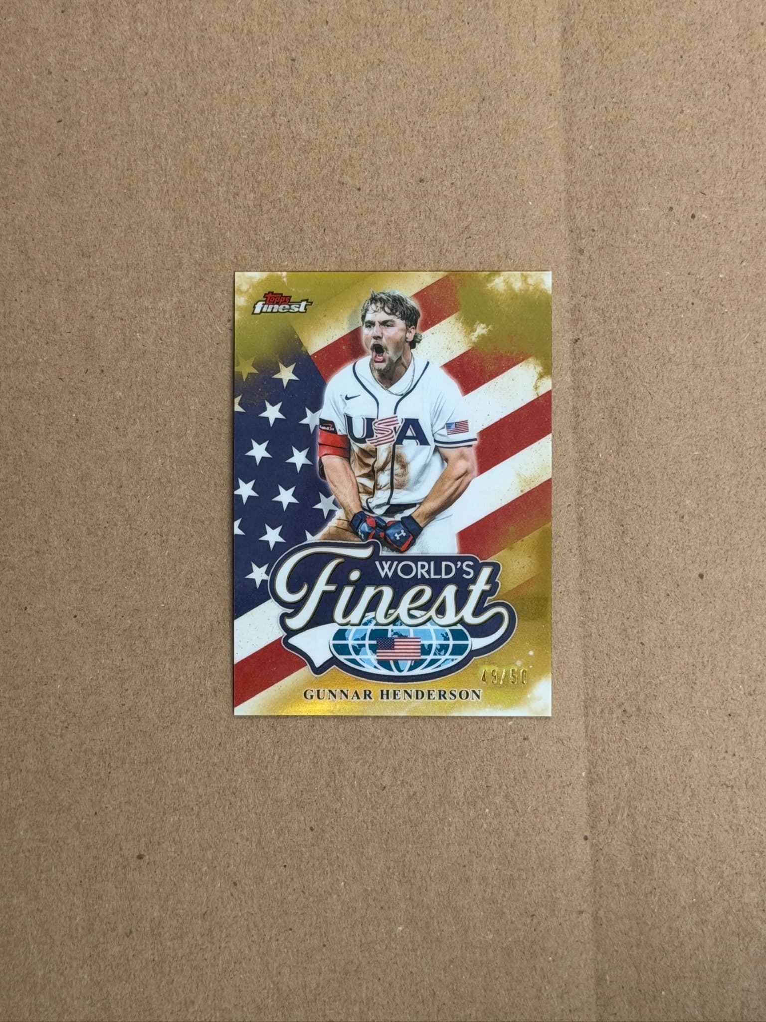 2026 Topps Finest Gunnar Henderson World's Finest #WF-6 /50