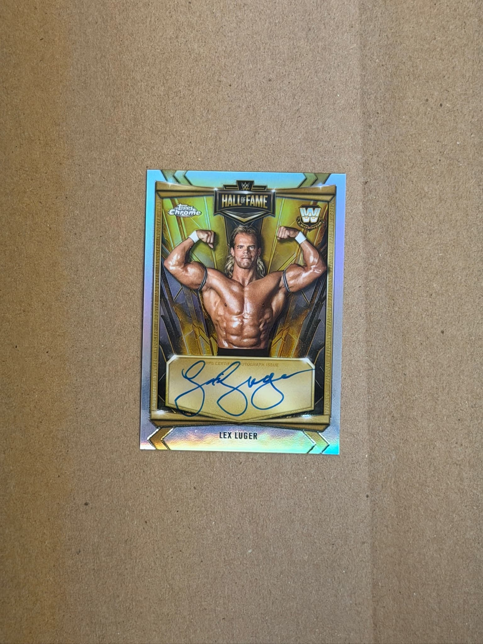 2026 Topps Chrome WWE Lex Luger Hall of Fame Auto #HOF-LL