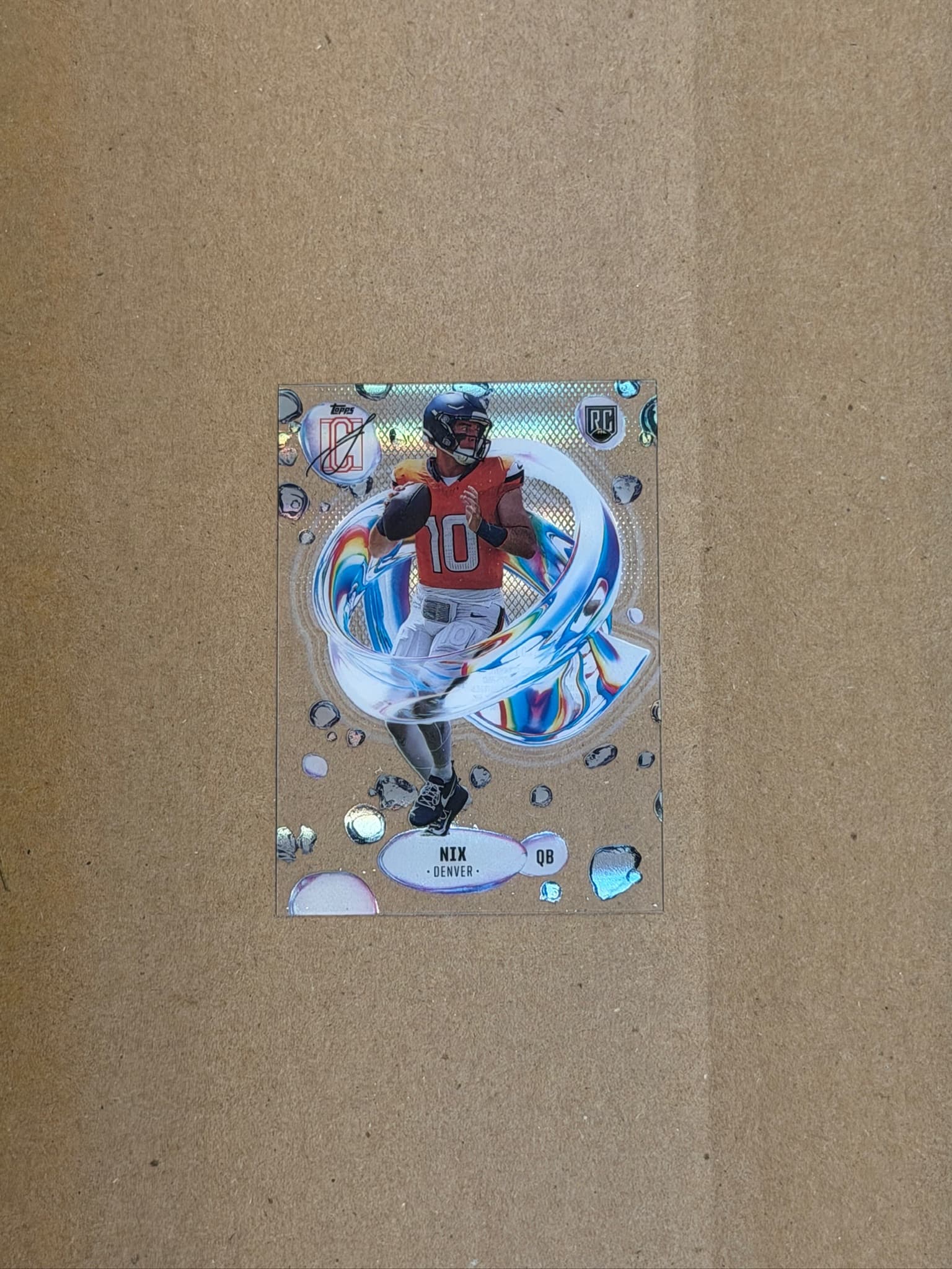 2025 Topps Signature Class Bo Nix RC #F-4