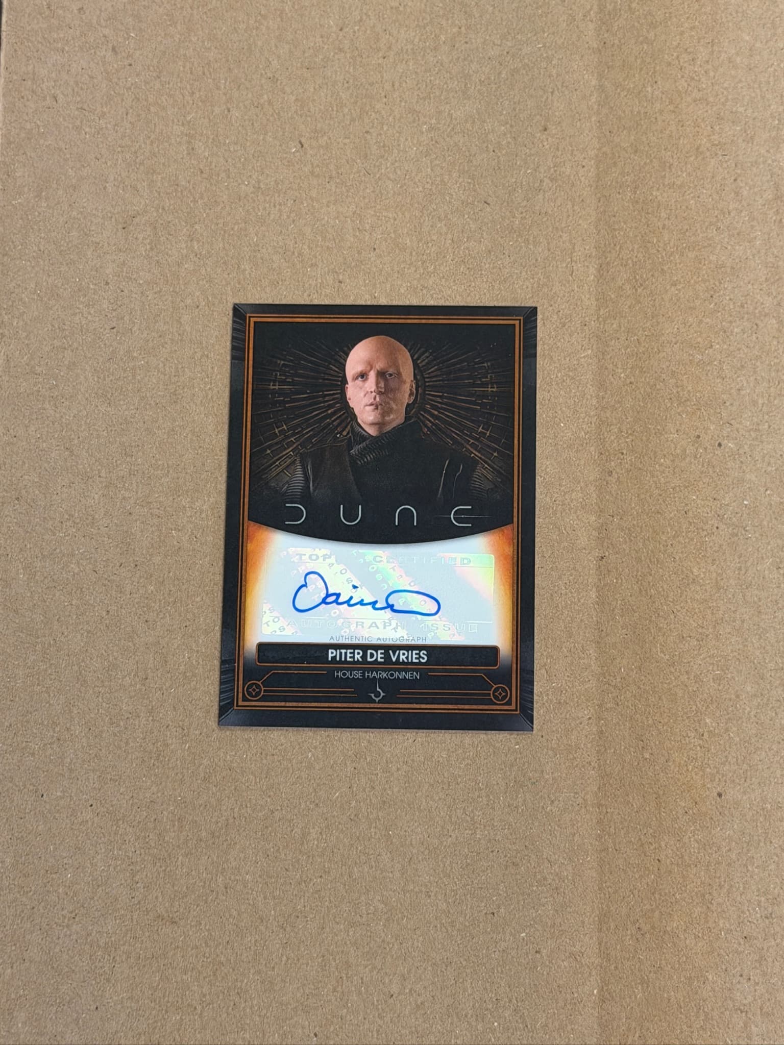 2025 Topps Dune Chrome Piter De Vries Auto #A-DD
