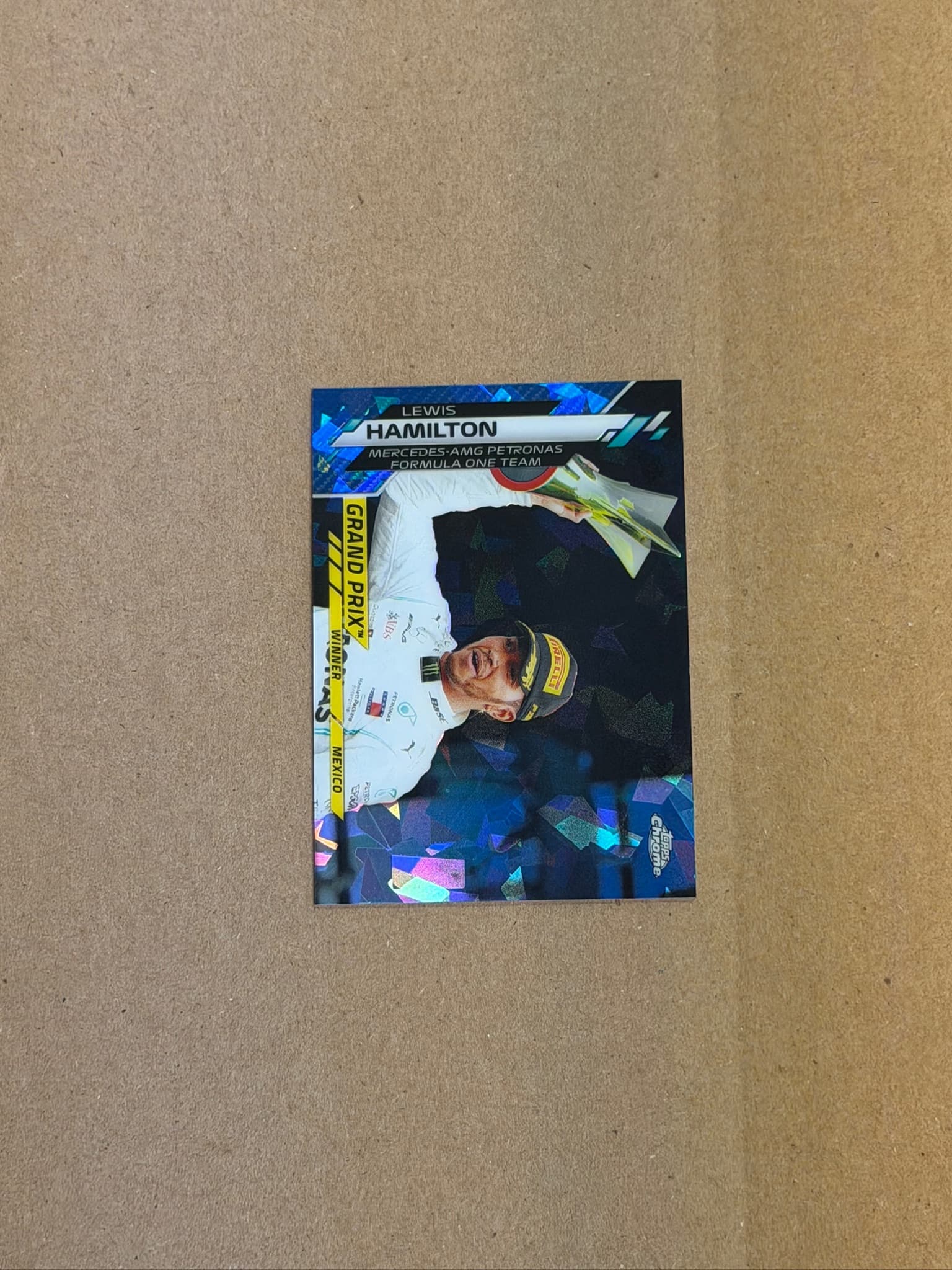 2020 Topps Chrome Lewis Hamilton Sapphire #150