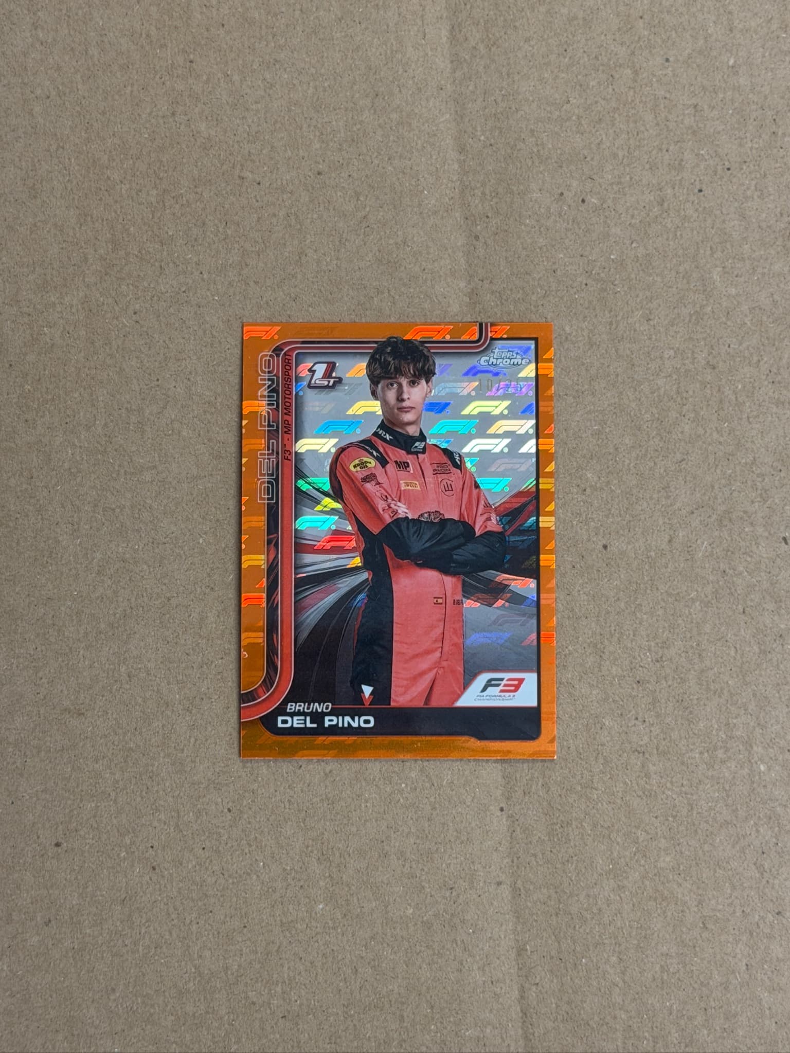 2025 Topps Chrome Bruno Del Pino Logofractor #50 /25