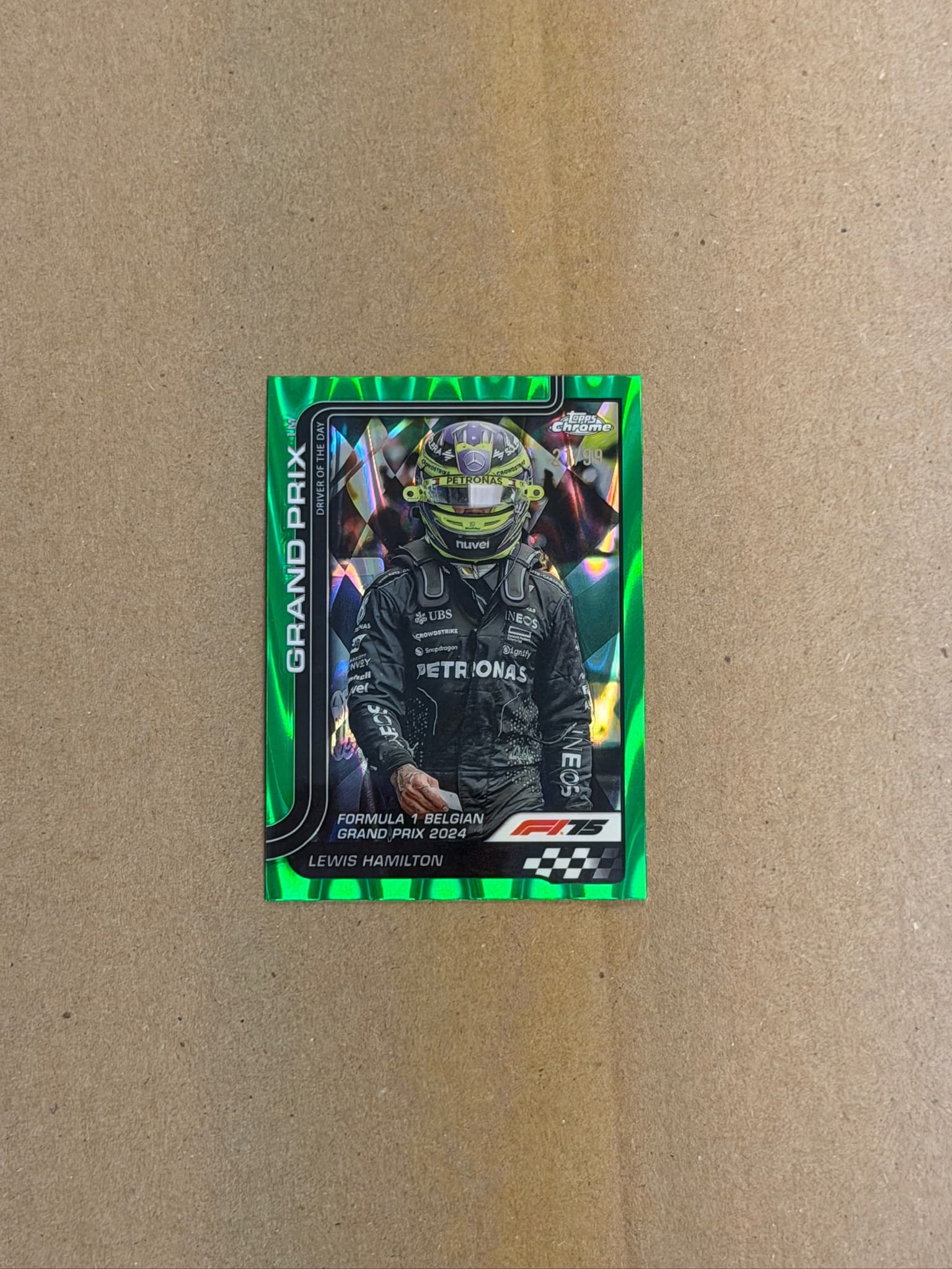 2025 Topps Chrome Lewis Hamilton #135 /99