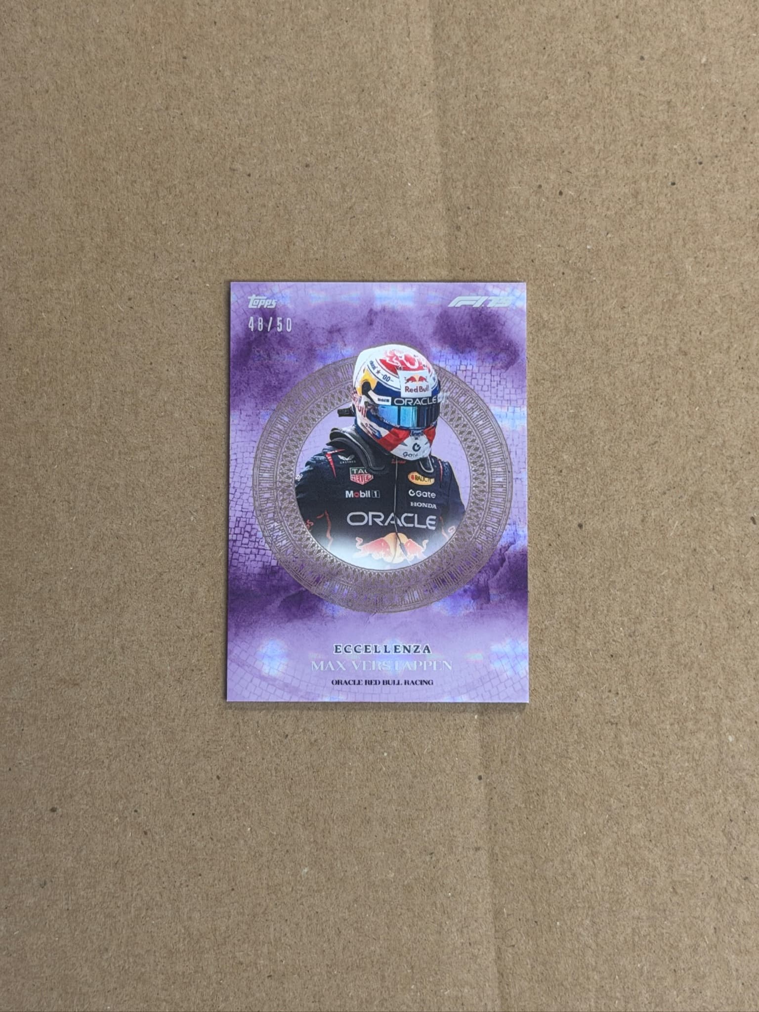 2025 Topps Eccellenza Max Verstappen /50