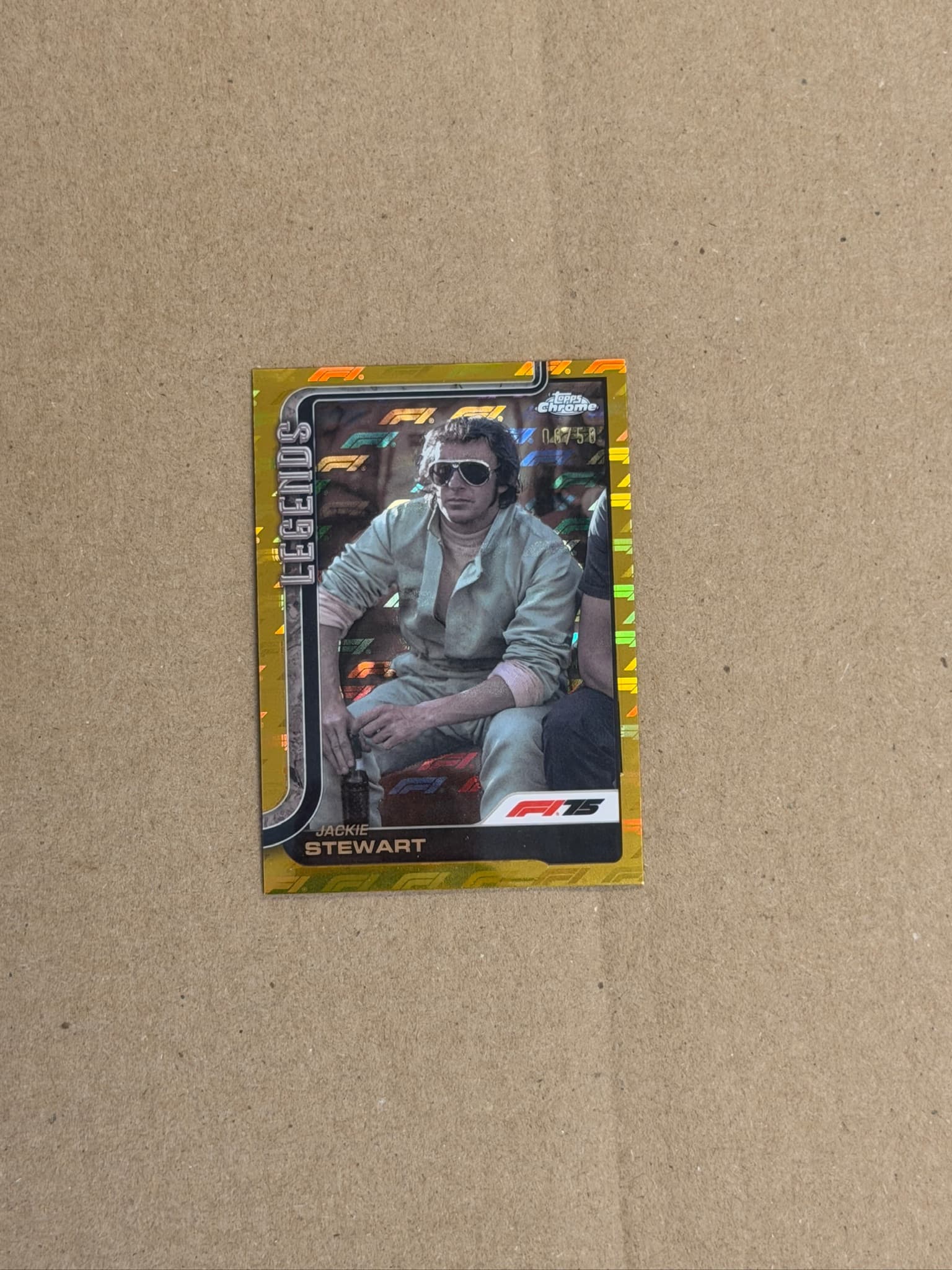 2025 Topps Chrome Jackie Stewart Logofractor #154 /50