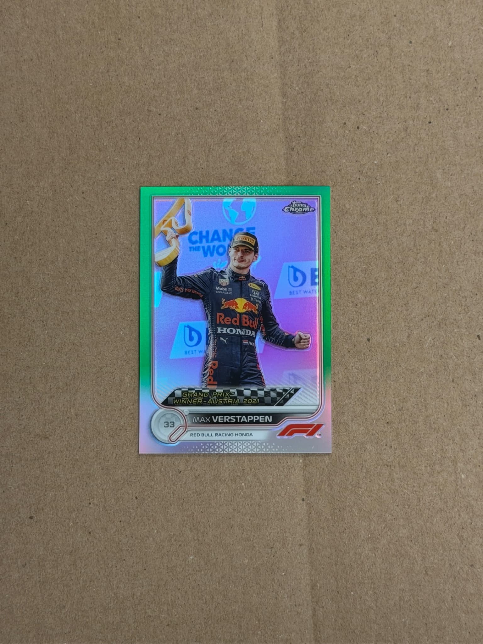 2022 Topps Chrome Max Verstappen #159 /99