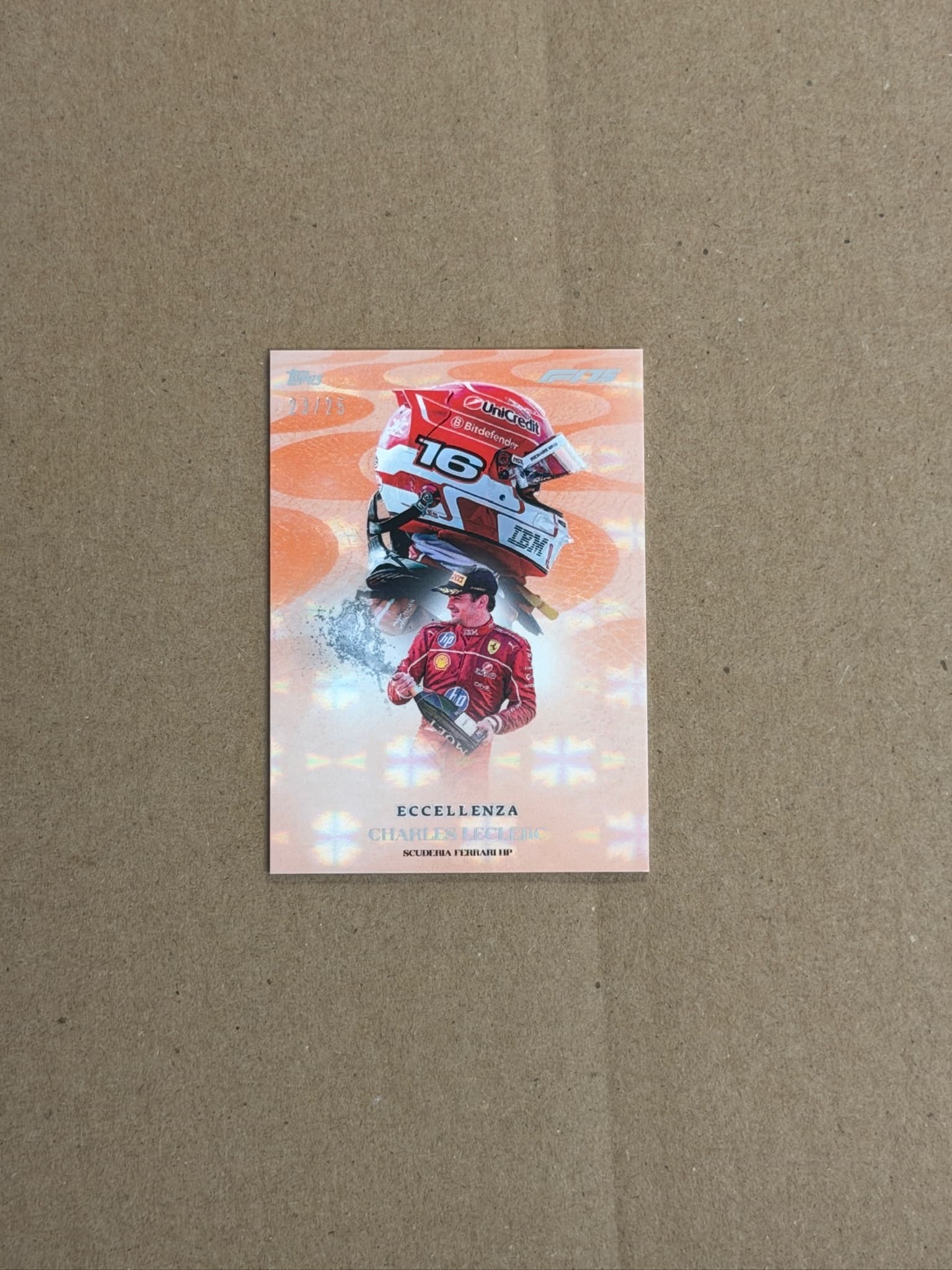 2025 Topps Eccellenza Charles Leclerc La Passione /25