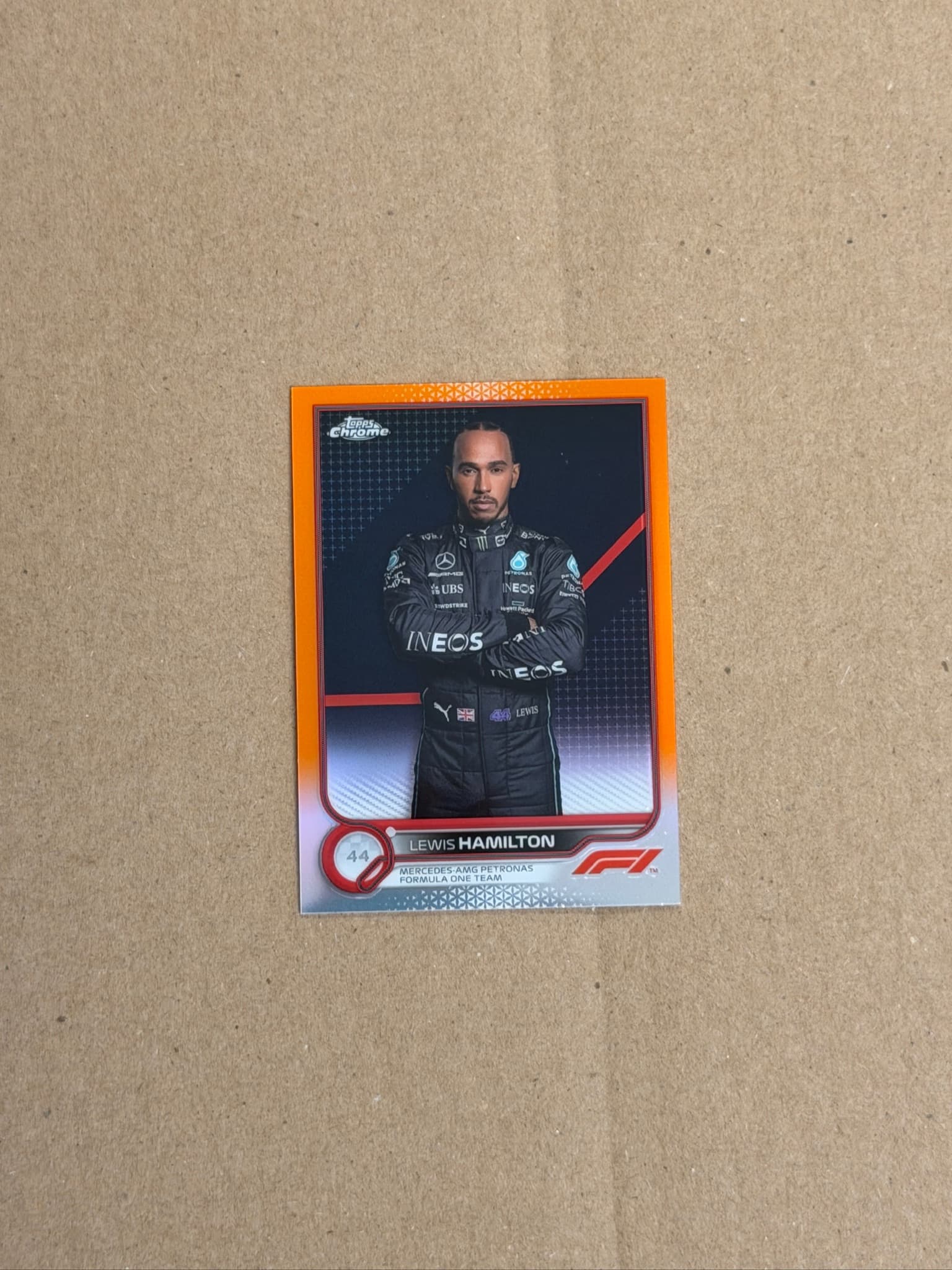 2022 Topps Chrome Lewis Hamilton #5