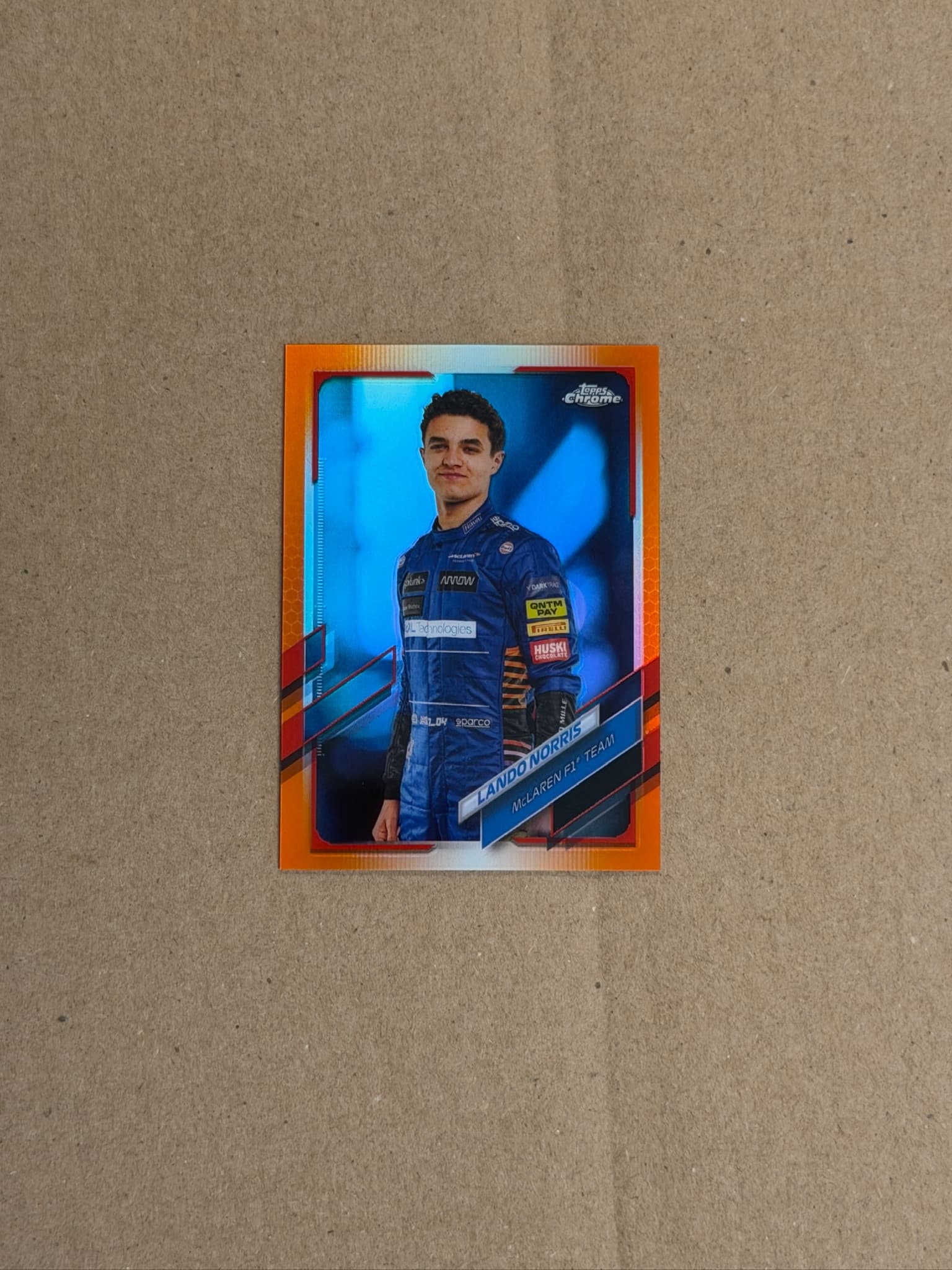 2021 Topps Chrome Lando Norris #6