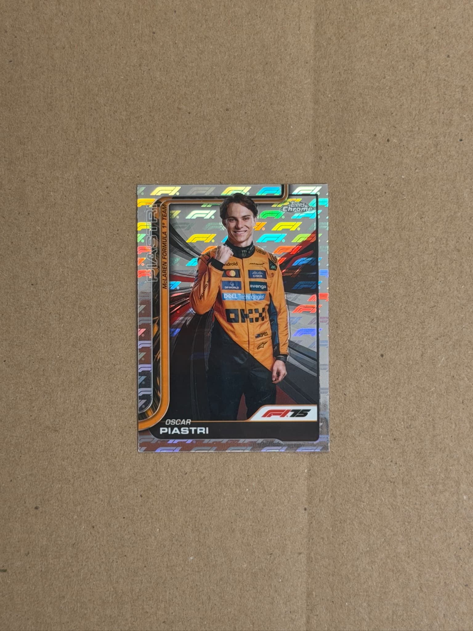 2025 Topps Chrome Oscar Piastri Logofractor #6