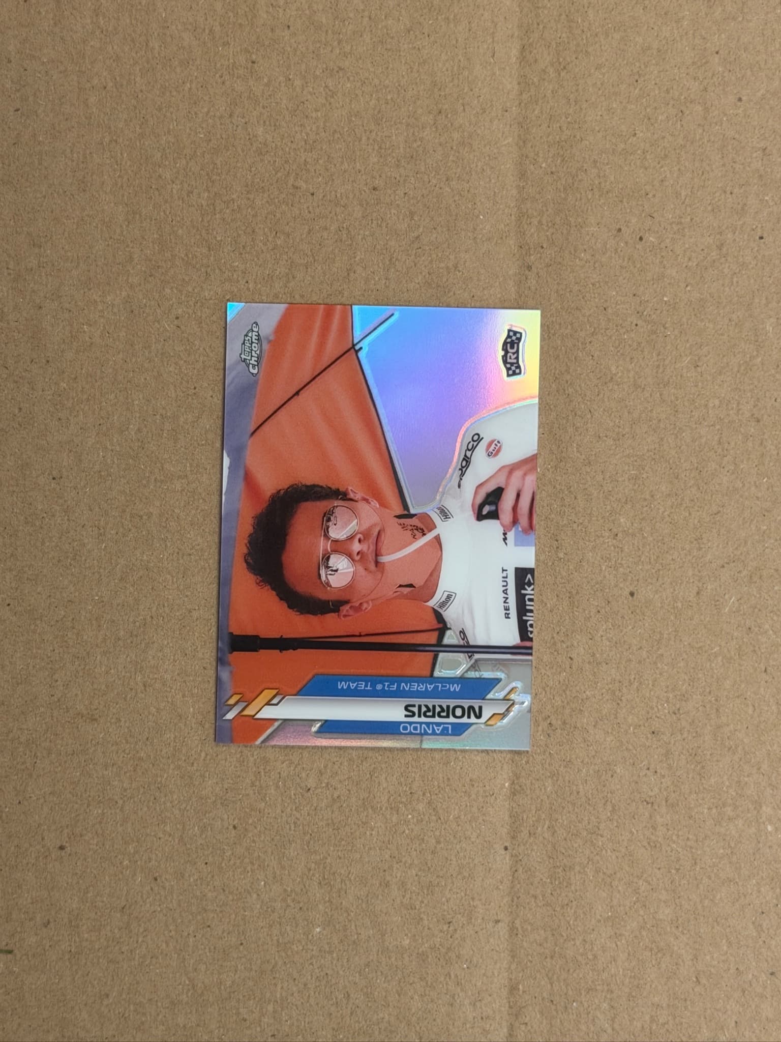 2020 Topps Chrome Lando Norris Refractor RC #180