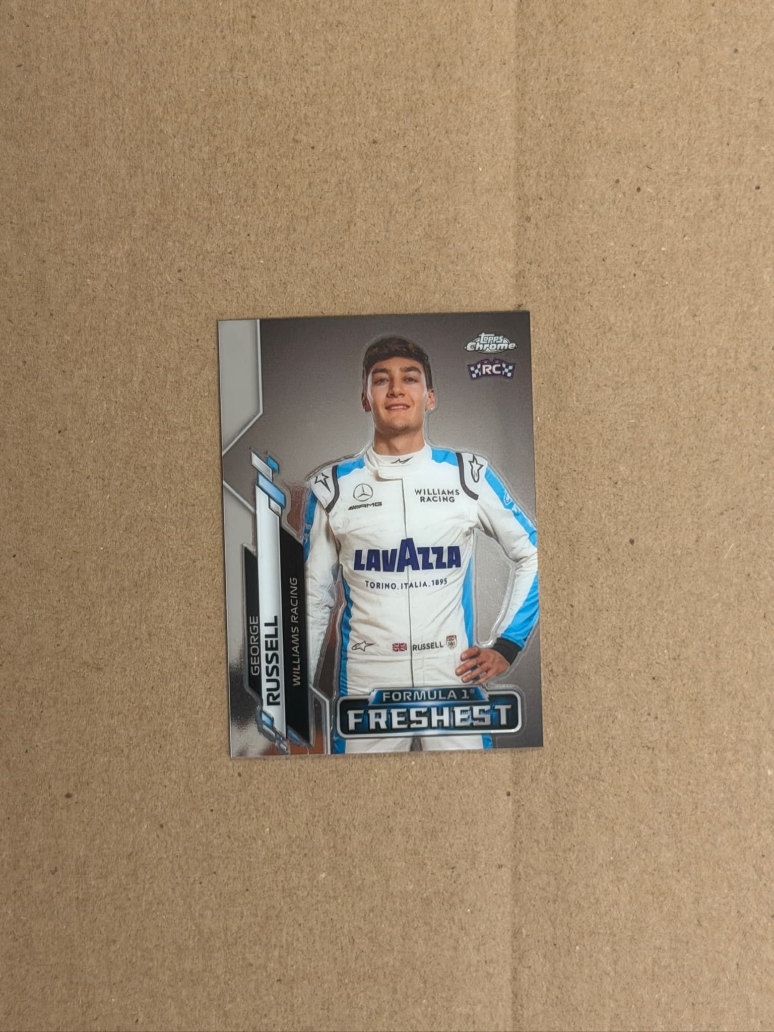 2020 Topps Chrome George Russell Formula 1 Freshest RC #200