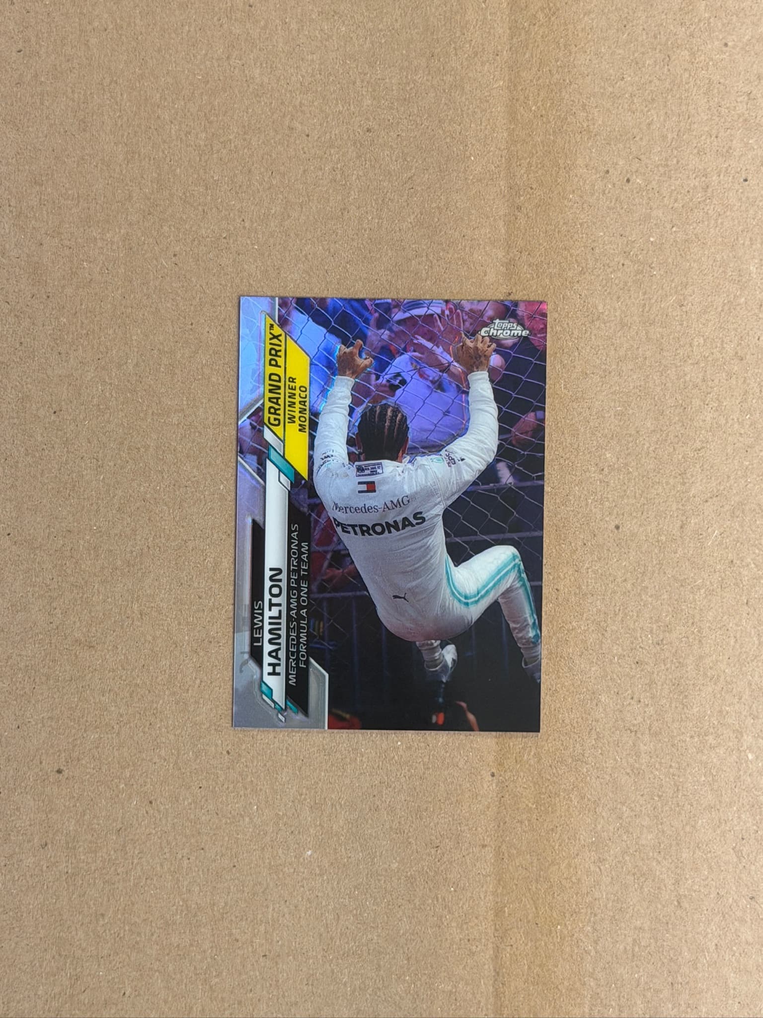 2020 Topps Chrome Lewis Hamilton Refractor #138