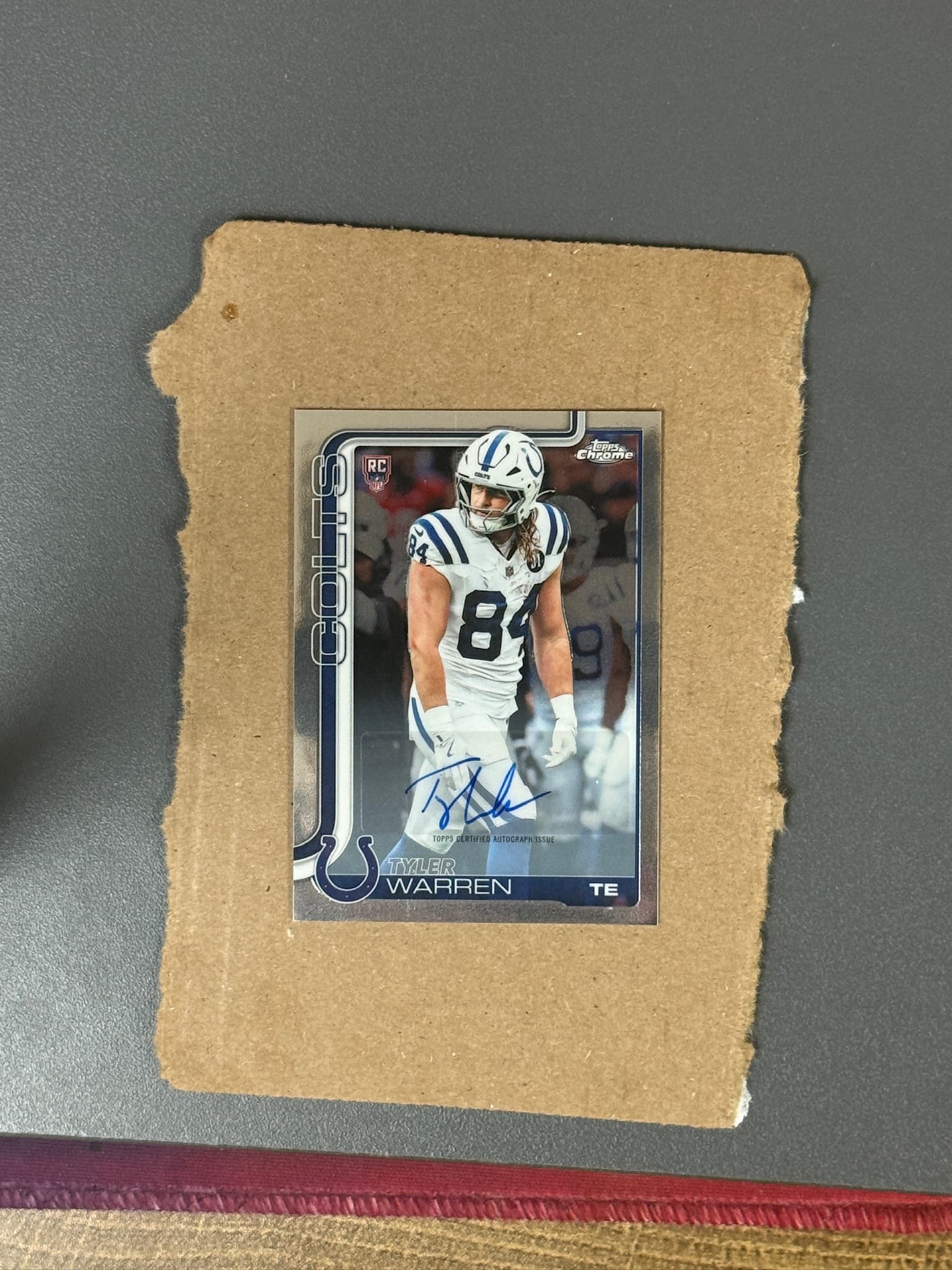 2025 Topps Chrome Tyler Warren Variation Auto RC #RA-TWA
