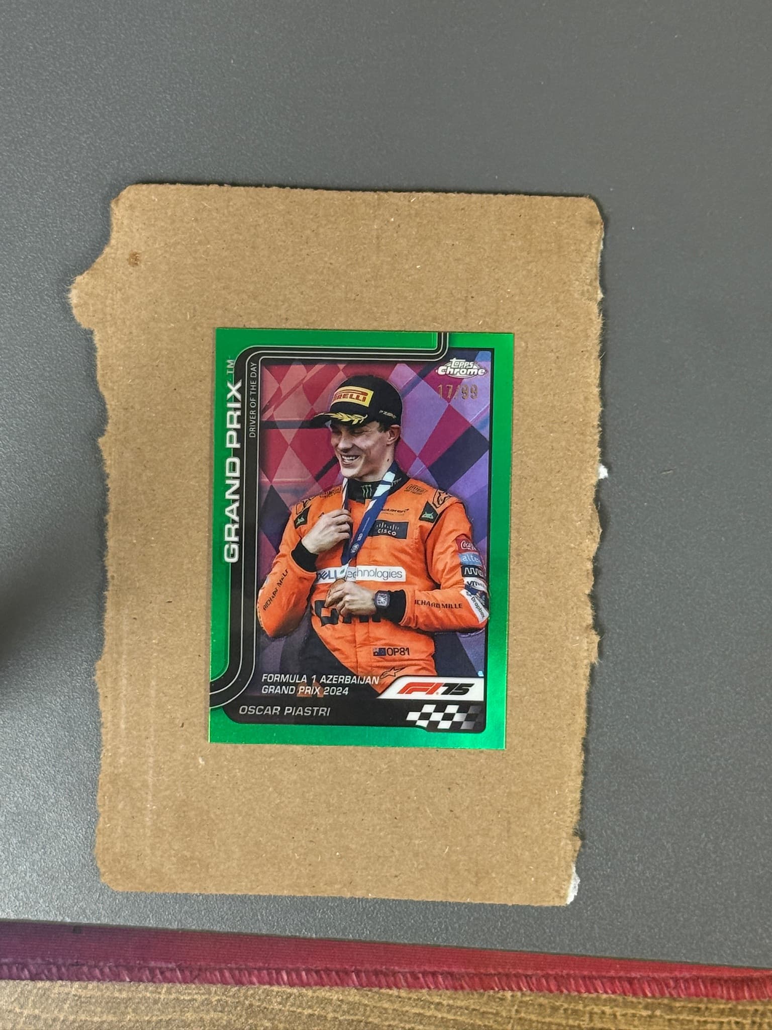 2025 Topps Chrome Oscar Piastri #138 /99
