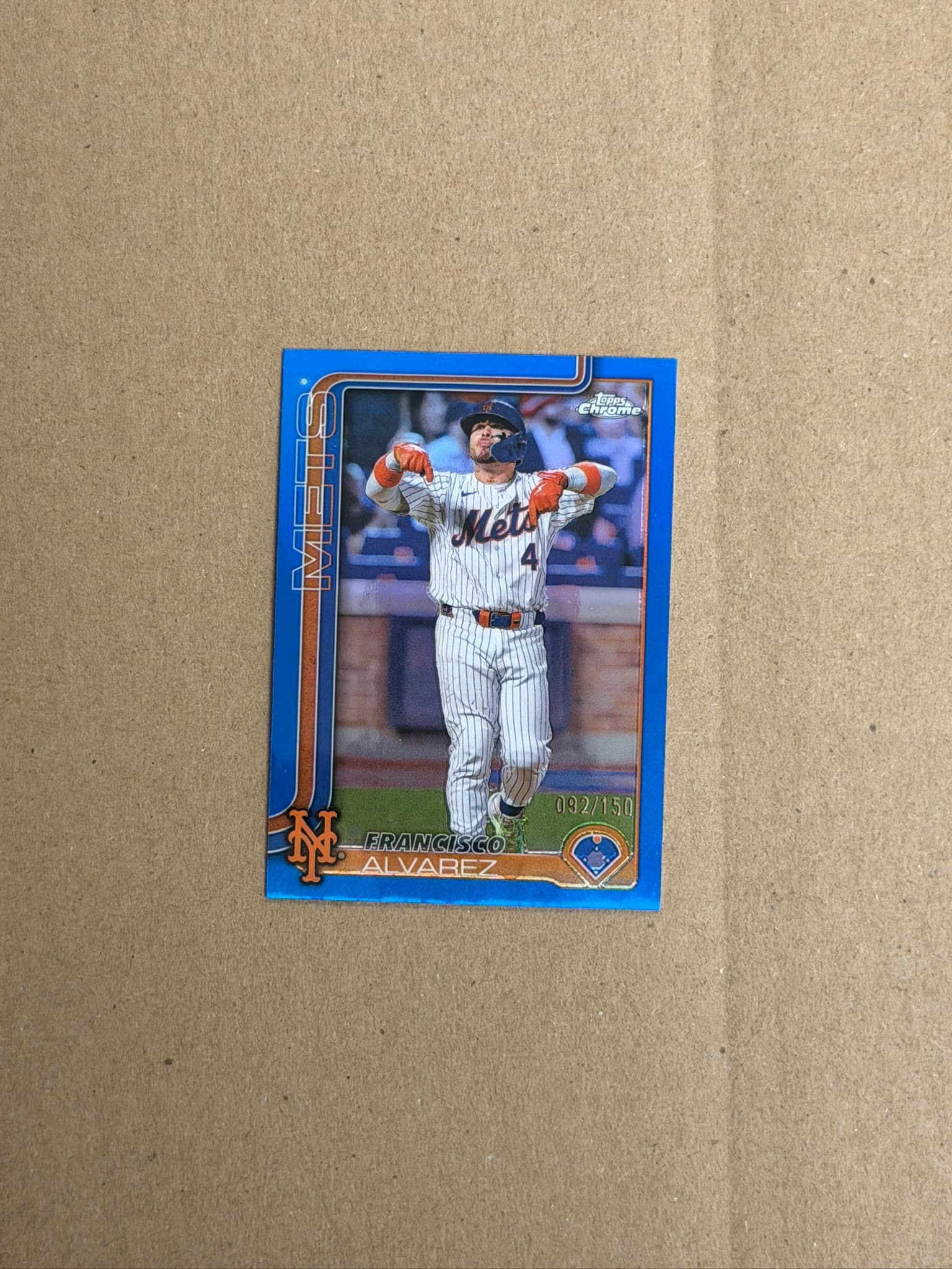 2025 Topps Chrome Francisco Alvarez #207 /150
