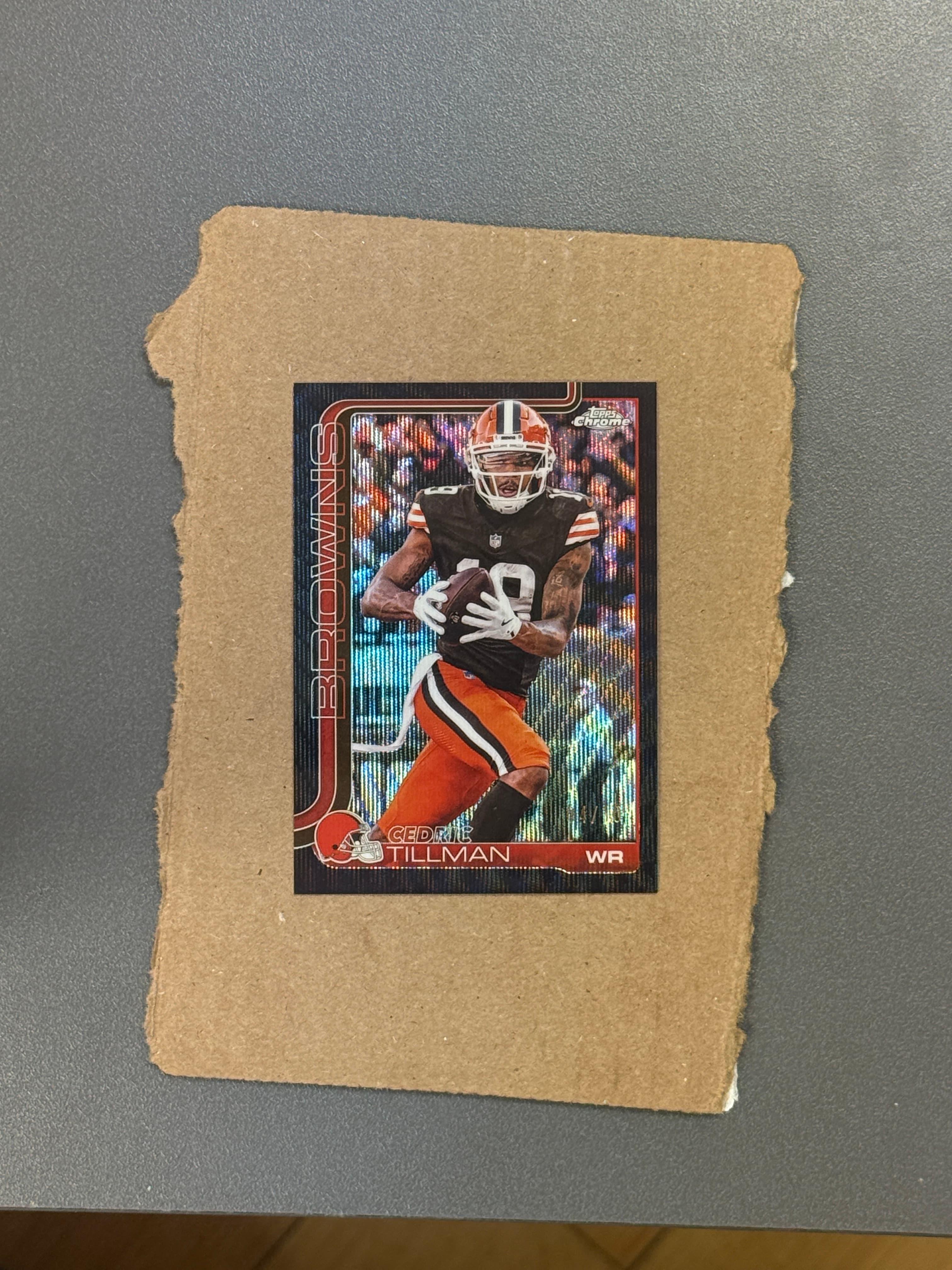 2025 Topps Chrome Cedric Tillman #67 /10