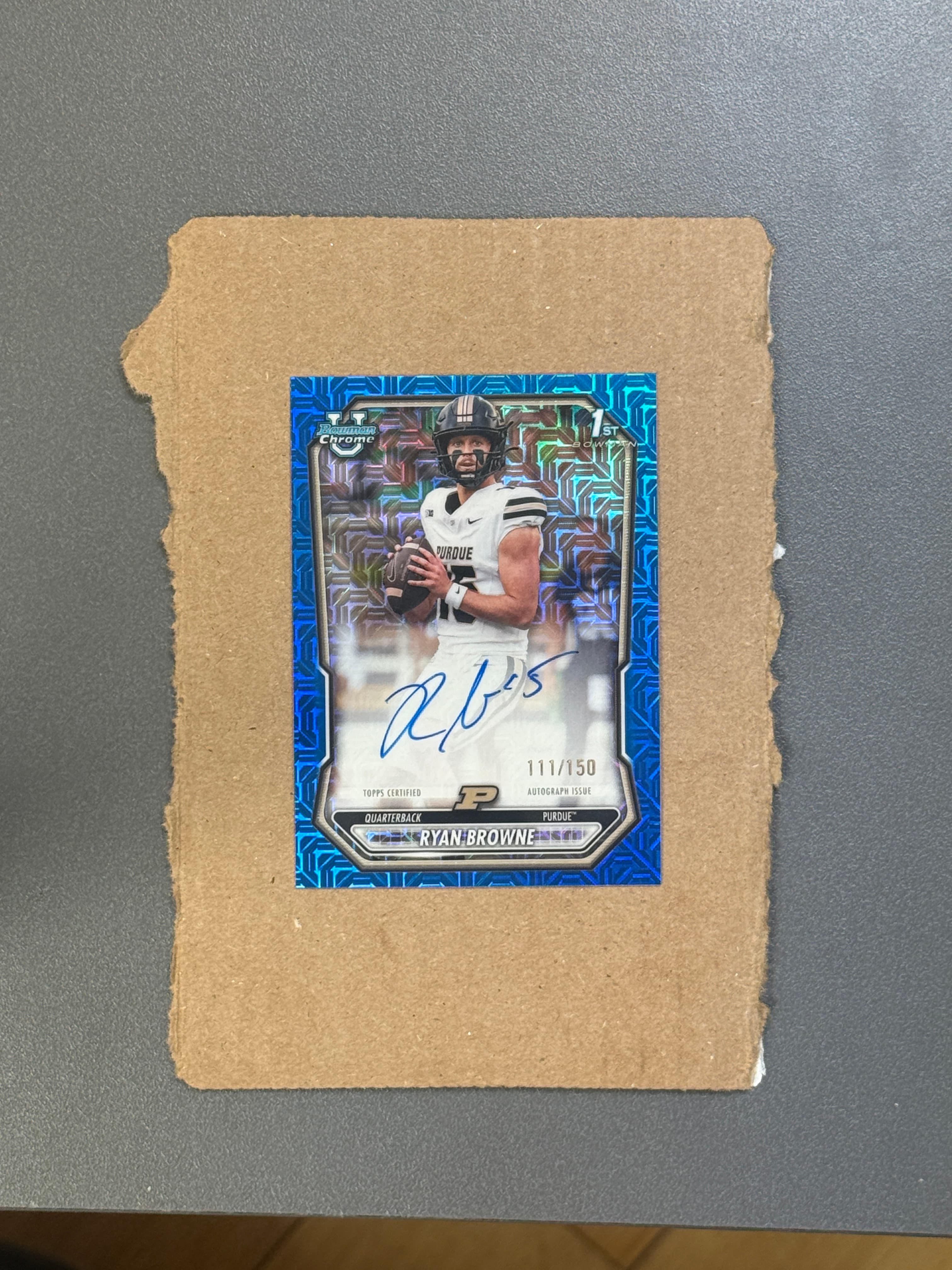 2026 Bowman Chrome Ryan Browne Auto #BCPA-RB /150
