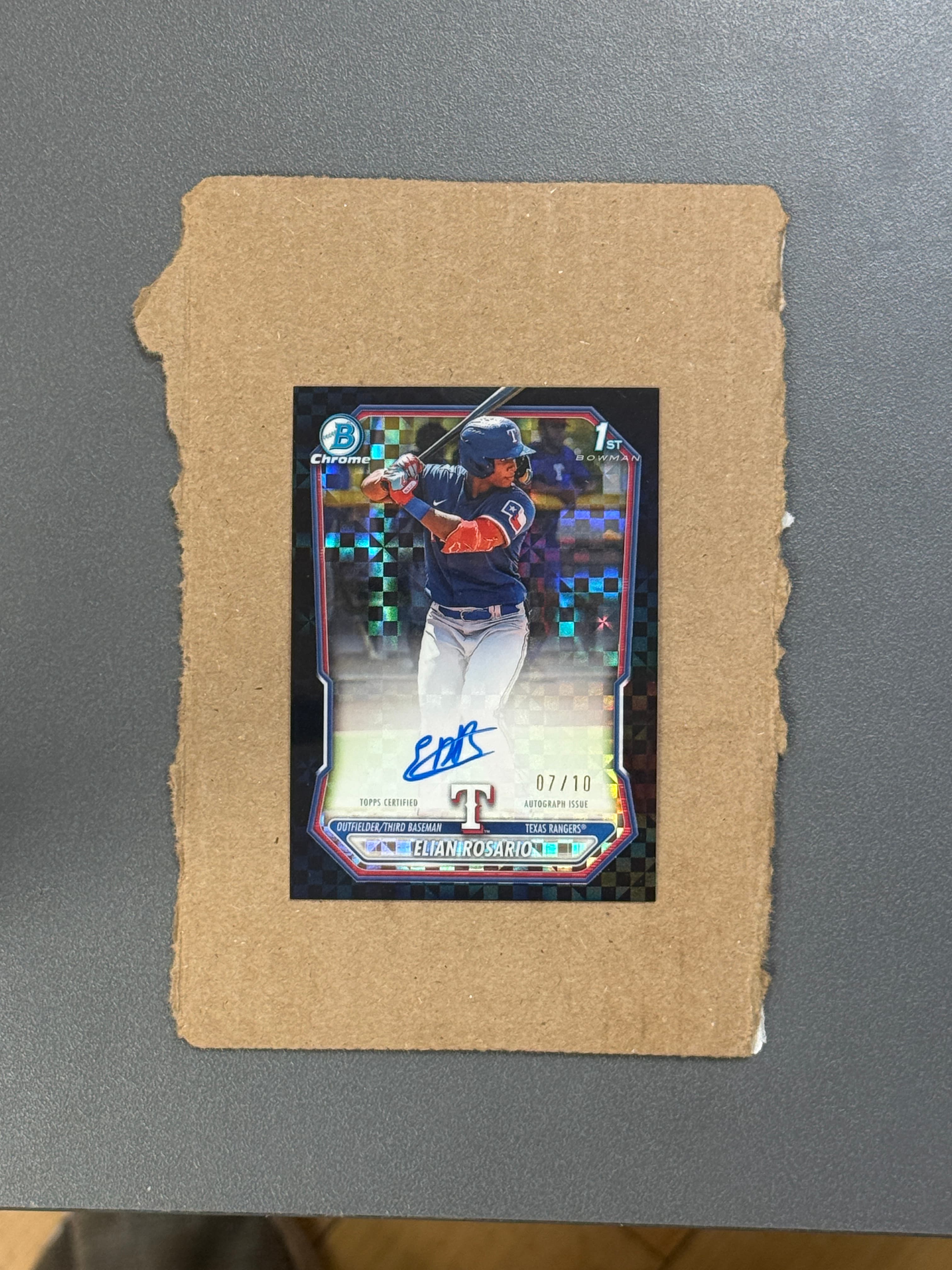 2026 Bowman Chrome Elian Rosario Auto #CPA-ER /10