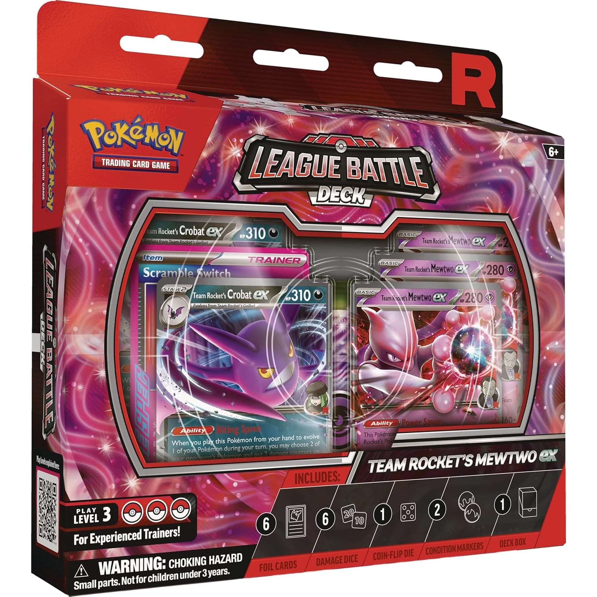 Pokemon Team Rocket's Mewtwo Ex League Battle Deck