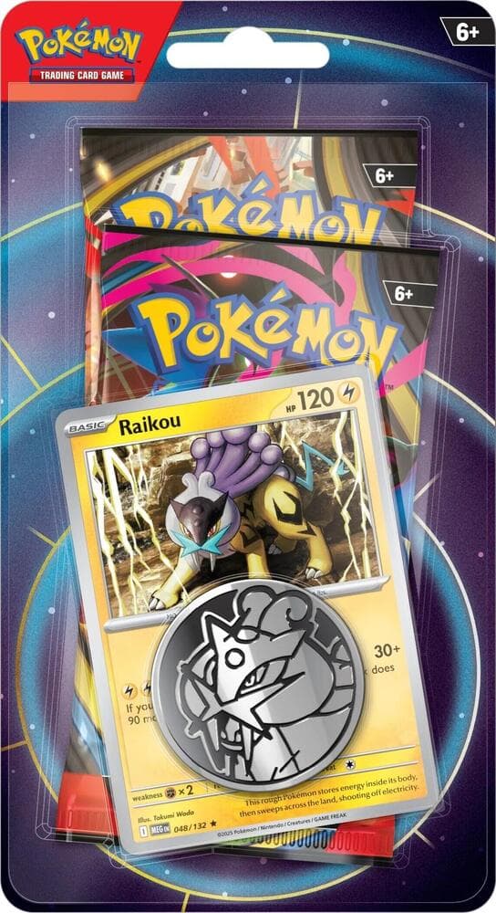 Pokemon Raikou 2 pack Blister