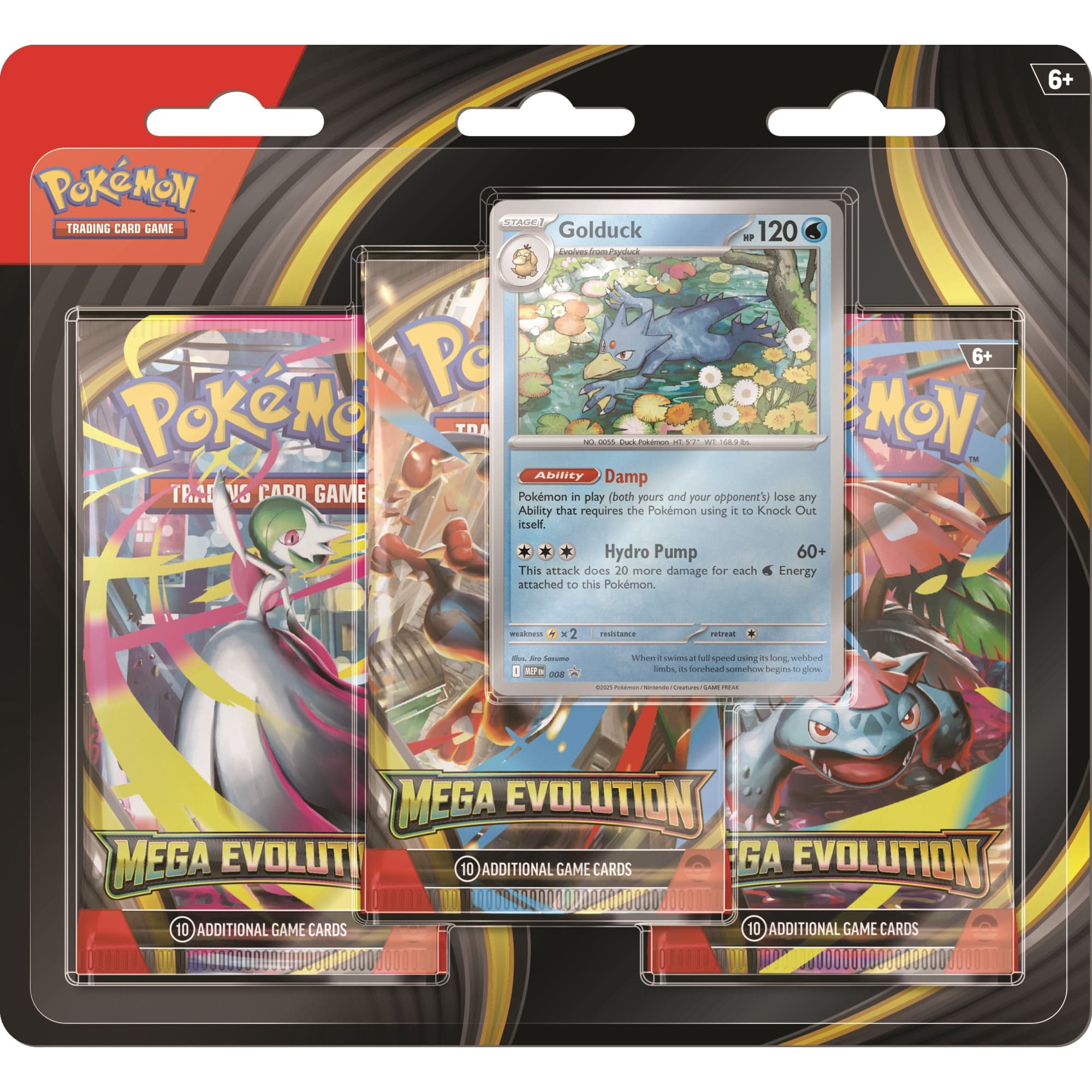 Pokemon Mega Evolution 3-Pack Blister