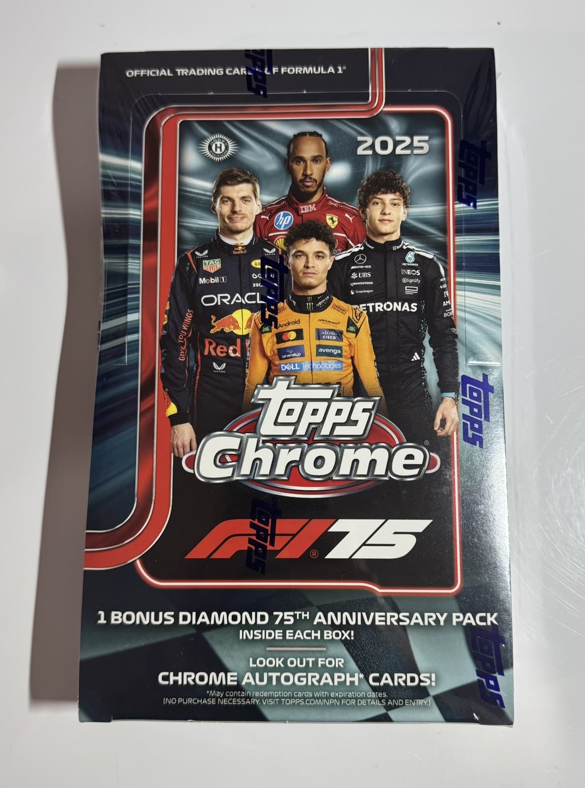 2025 Topps Chrome Formula 1 F1 Hobby Box