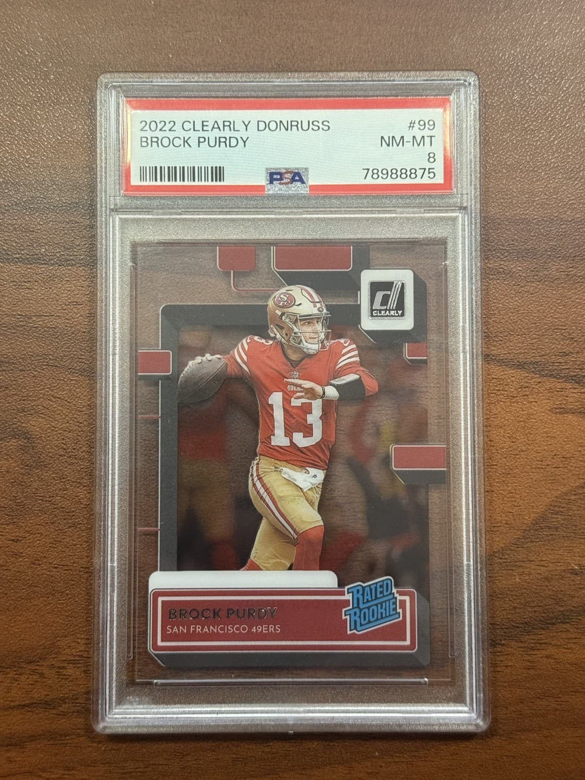 2022 Donruss Clearly Brock Purdy 99