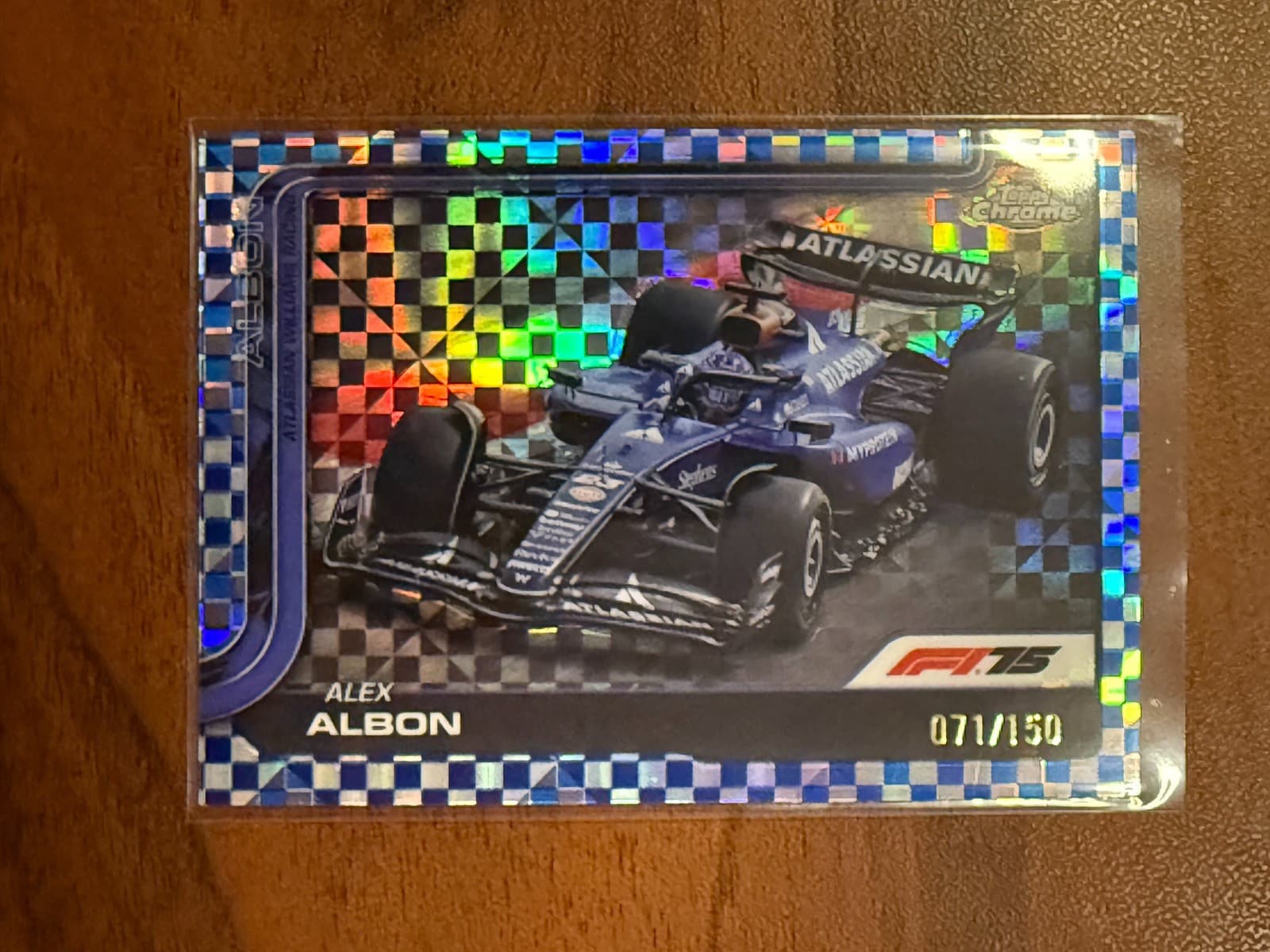 2025 Topps Chrome F1 Alex Albon /150