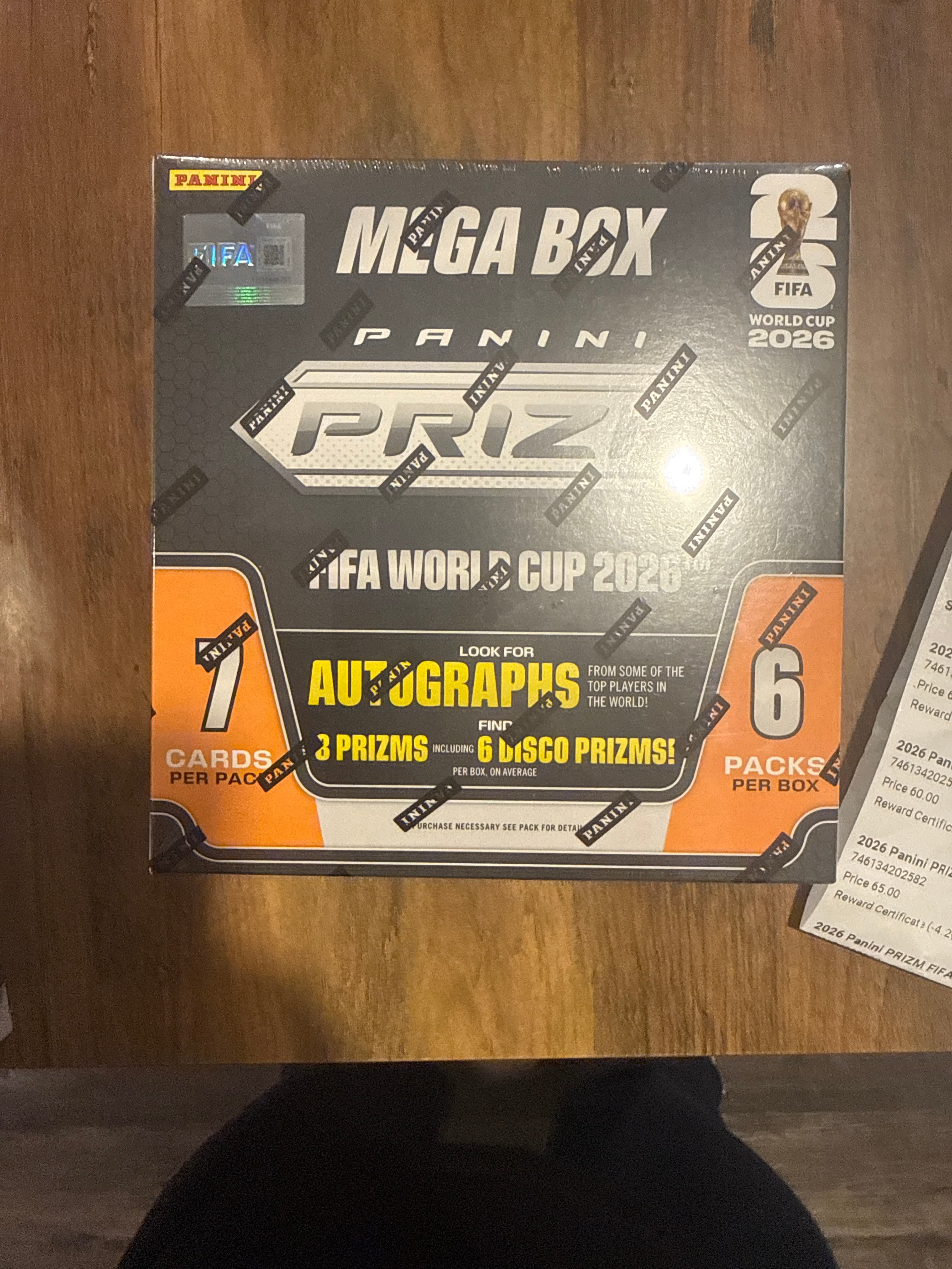 2026 Panini Prizm World Cup Soccer Mega Box