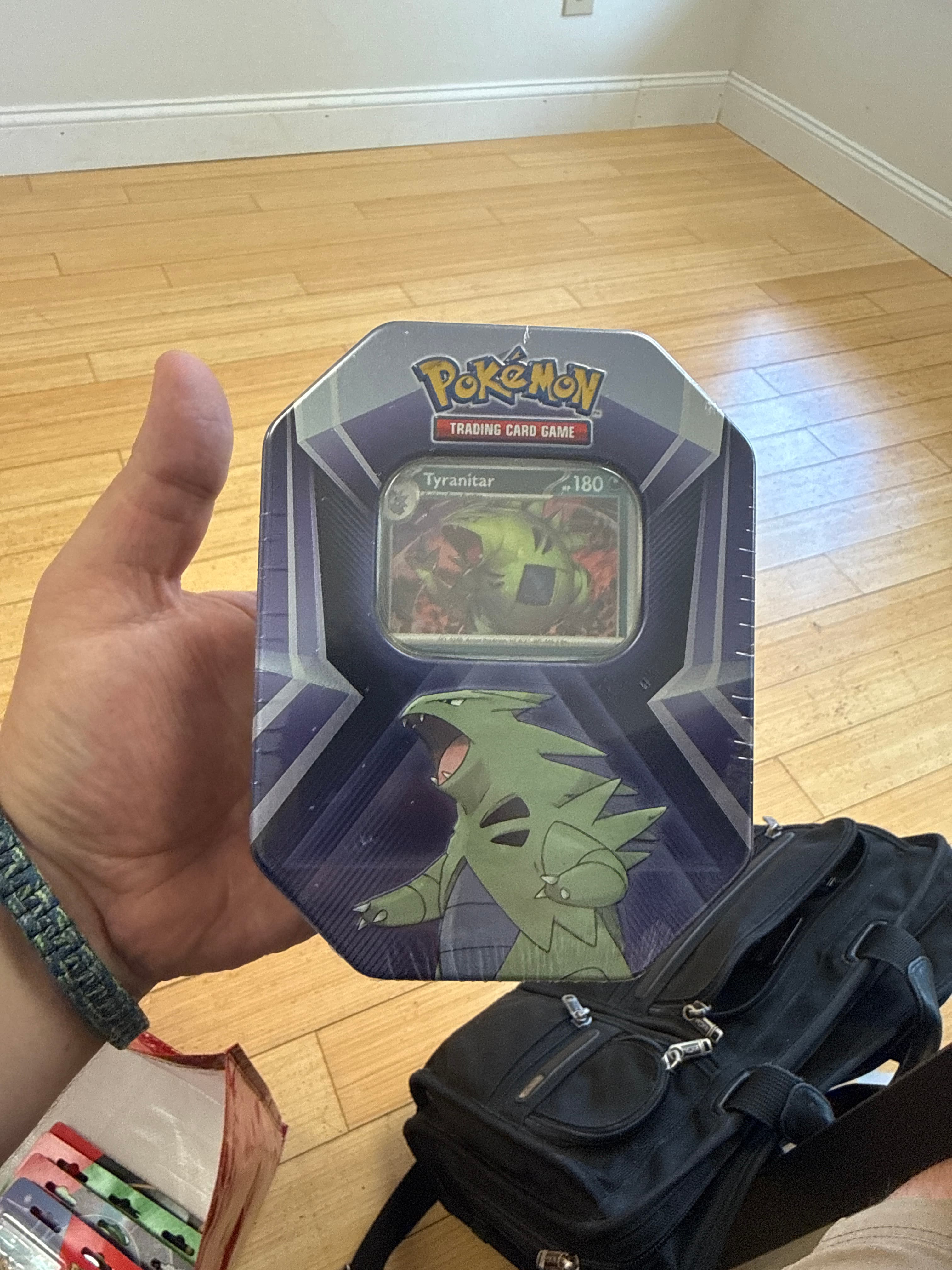 Pokemon Triple Whammy Tin Tyranitar