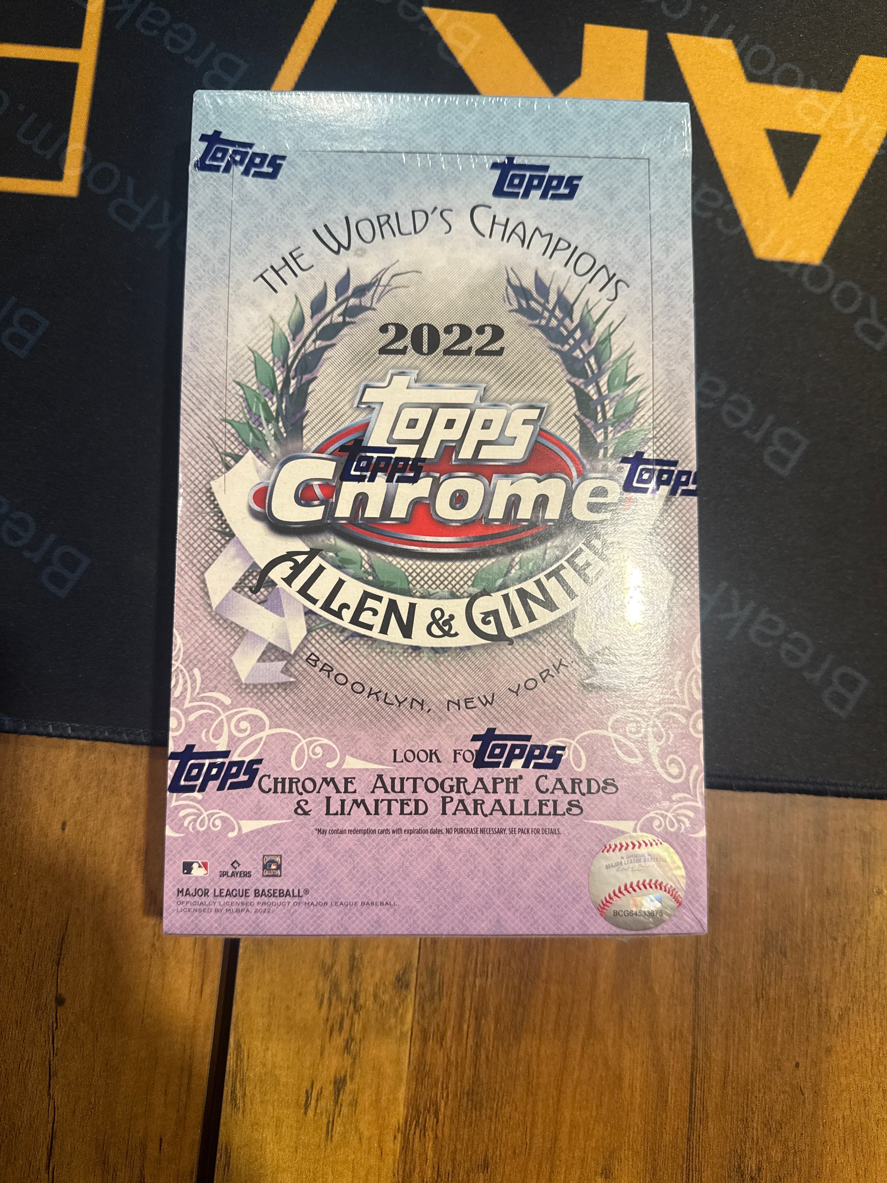 2022 Topps Allen Ginter Chrome Baseball Box