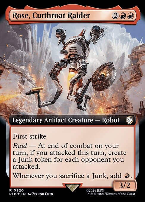 Rose, Cutthroat Raider (Extended Art) (Surge Foil)