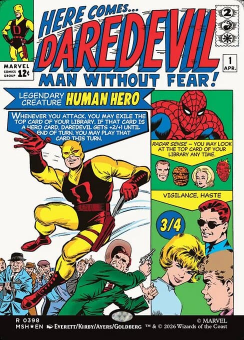 Daredevil, Man Without Fear (Borderless) (0398)