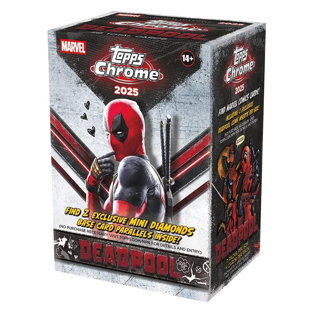 2025 Topps Chrome Deadpool Value Blaster Box
