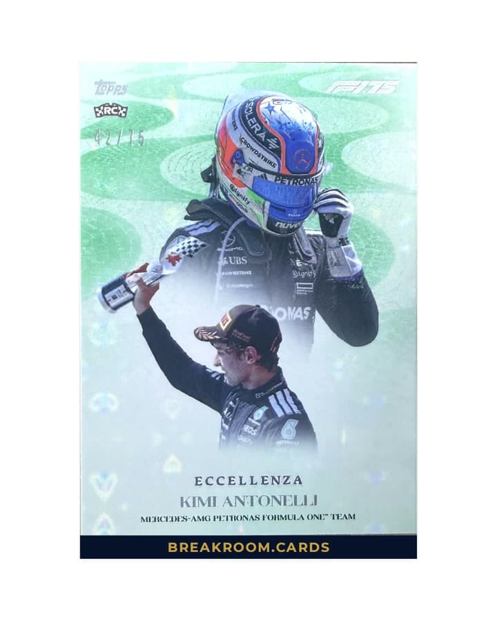 2025 Topps Eccellenza F1 Kimi Antonelli /75
