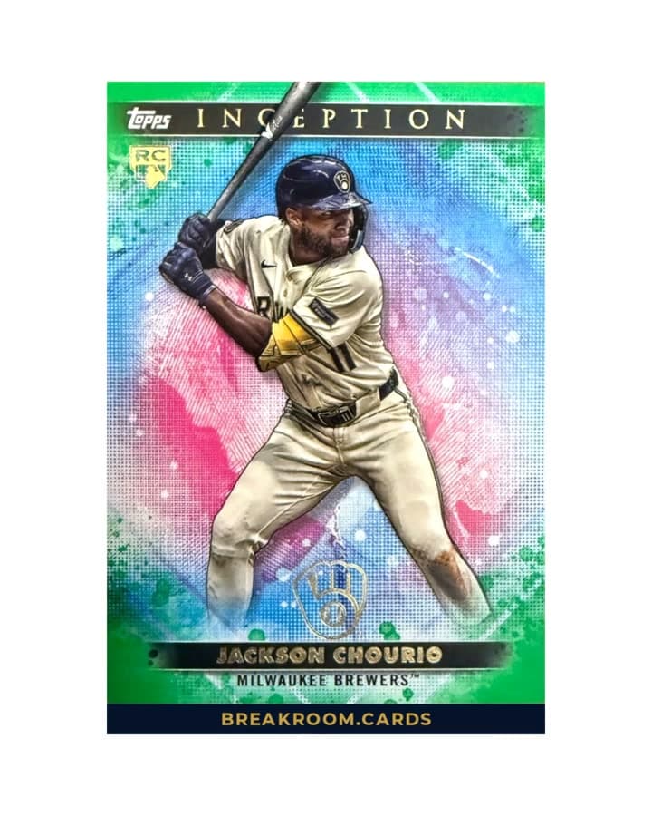 2024 Topps Inception Jackson Chourio Green RC #95