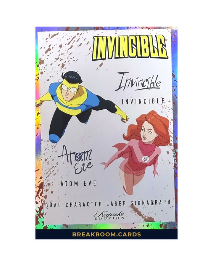 2025 Skybound Invincible Invincible / Atom Eve Signagraph Auto #362