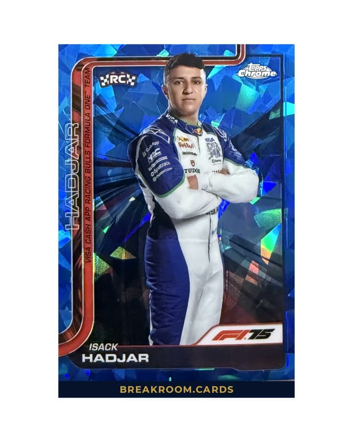 2025 Topps Chrome Sapphire Isack Hadjar RC #12