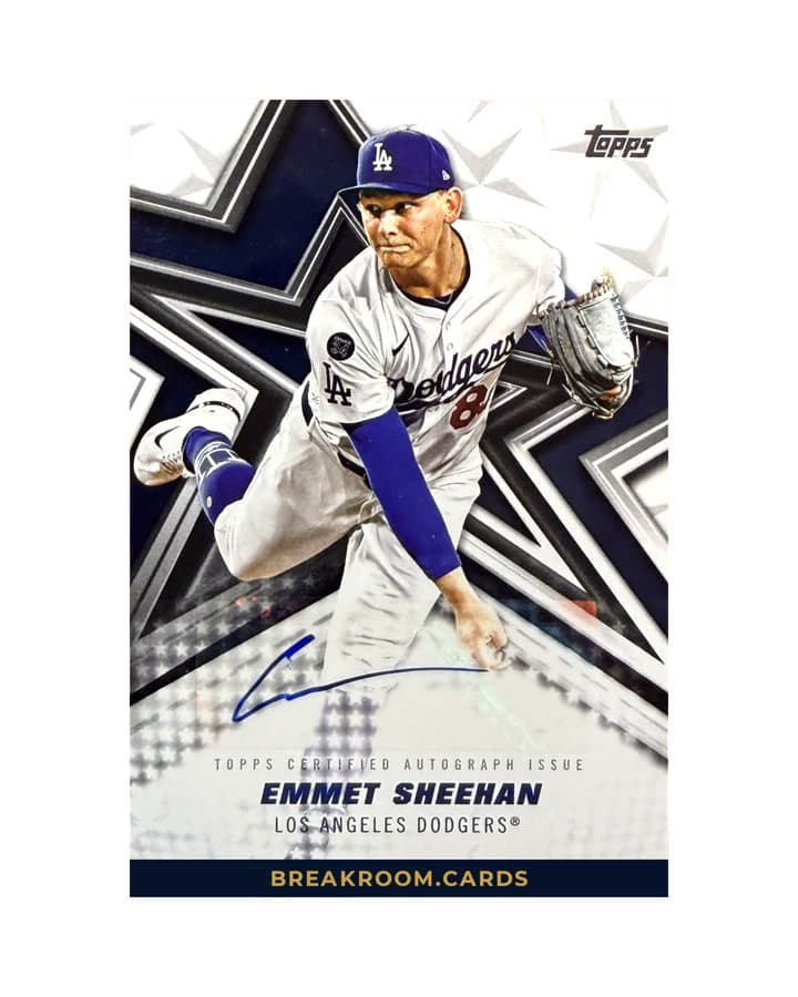 2026 Topps Series 1 Emmet Sheehan Auto #BSA-ES