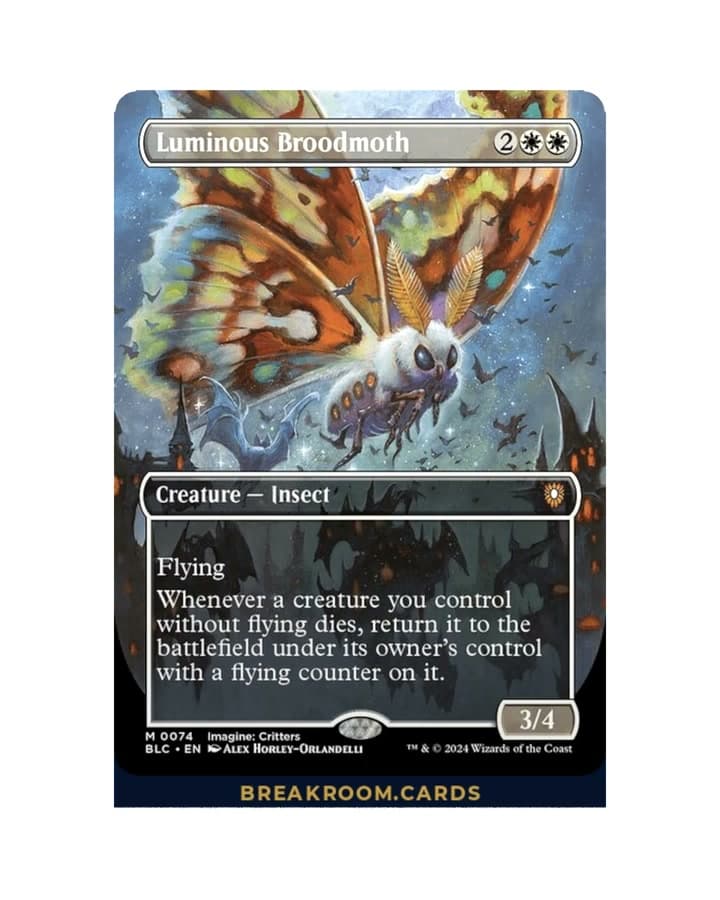 Luminous Broodmoth (Borderless)