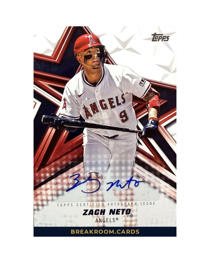 2026 Topps Series 1 Zach Neto Auto #BSA-ZN