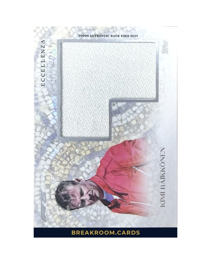 2025 Topps Eccellenza F1 Kimi Räikkönen Relic