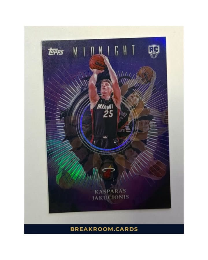 2025 Topps Basketball Midnight Kasparas Jakucionis