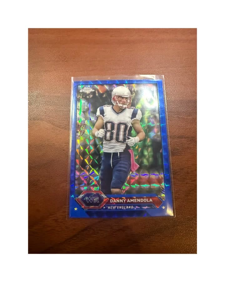 2023 Topps Composite DANNY AMENDOLA Blue Chrome Refractor /99 #41 Patriots